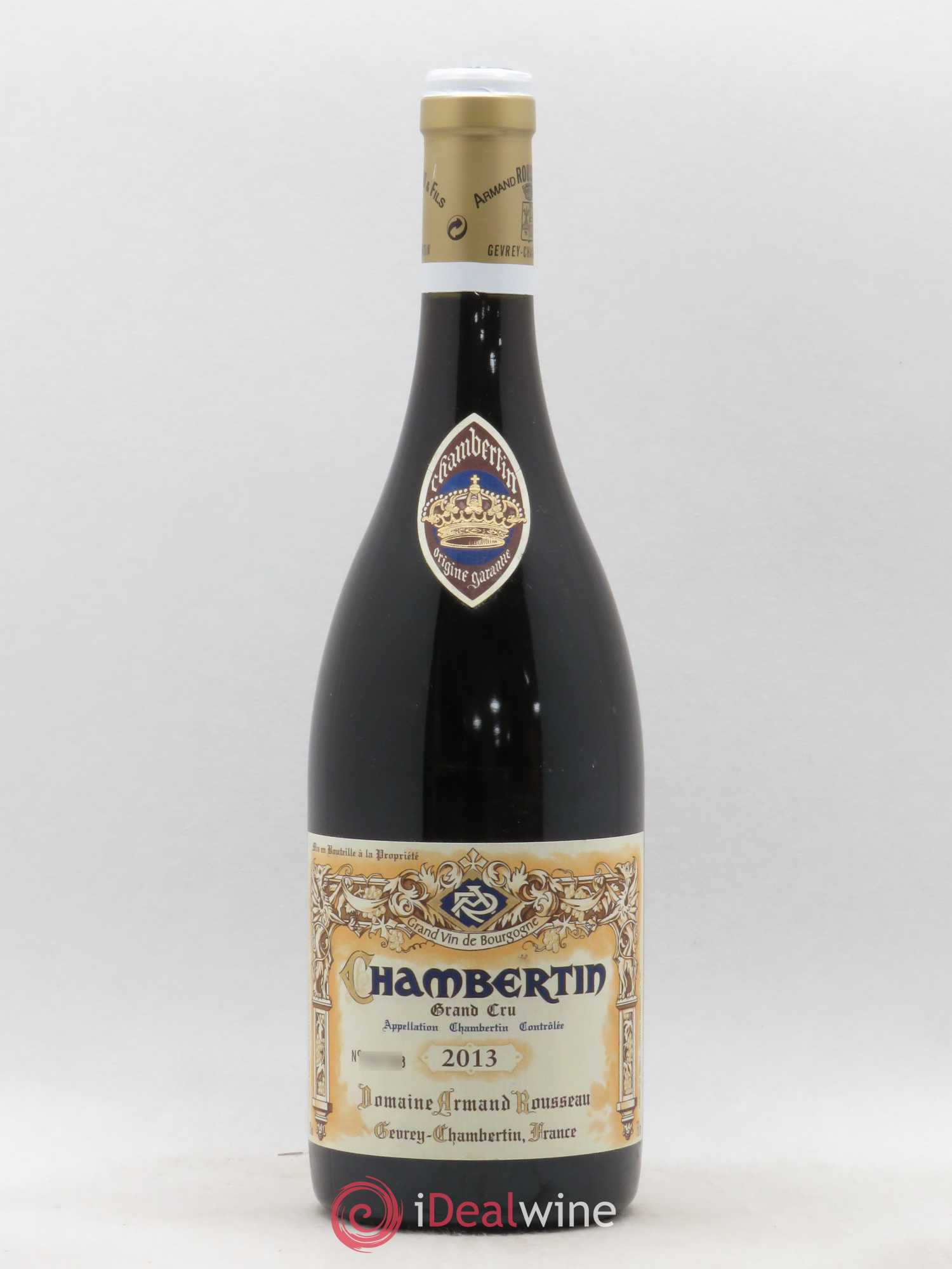 Chambertin Grand Cru Armand Rousseau (Domaine) 2013 - Lot de 1 bouteille - 0