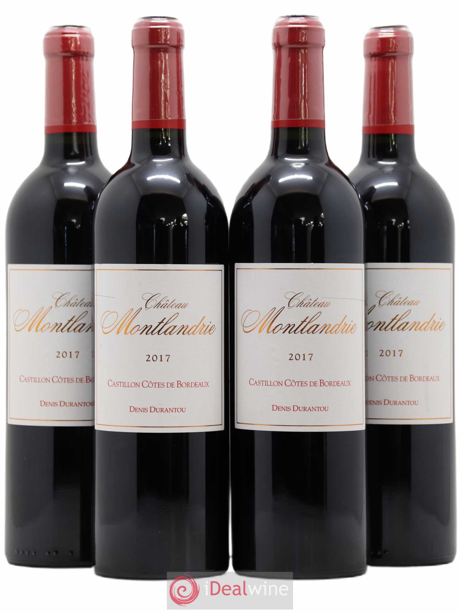 Castillon-Côtes-de-Bordeaux (Côtes-de-Castillon) Château Montlandrie 2017 - Lot de 4 bouteilles - 0