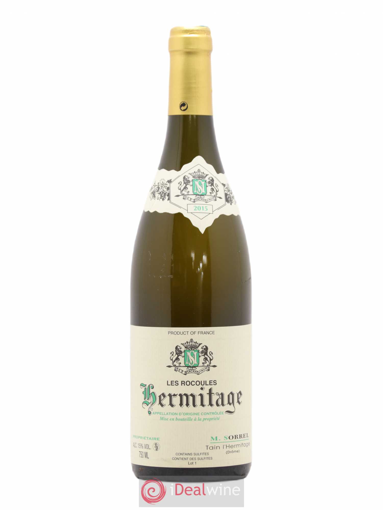 Hermitage Les Rocoules Marc Sorrel 2015 - Lot de 1 bouteille - 0