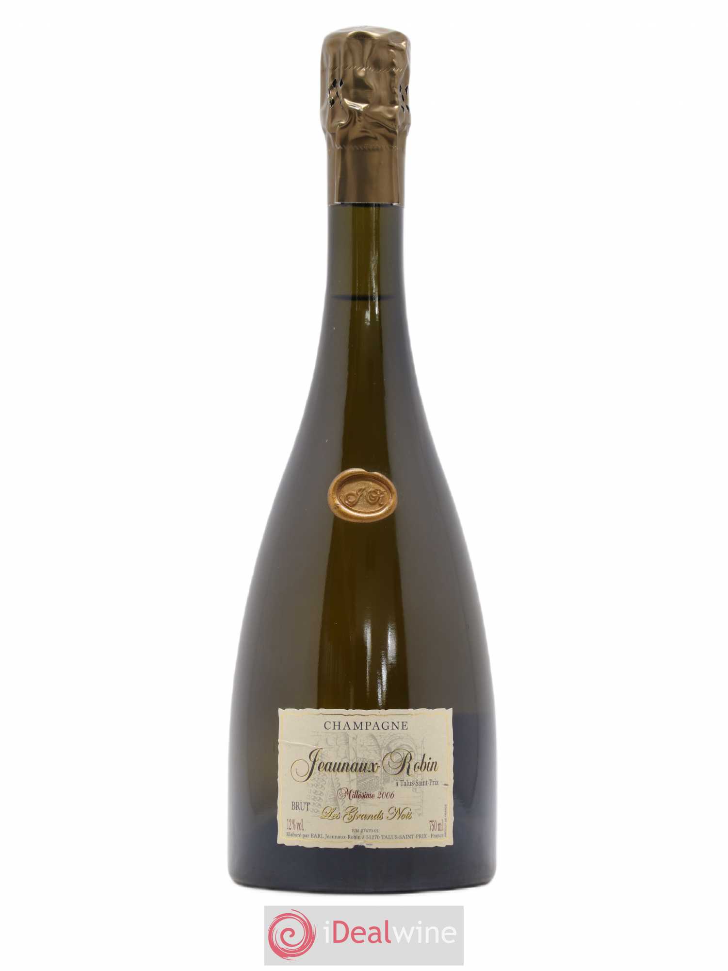 Les Grands Nots Brut Nature Jeaunaux-Robin (sans prix de réserve) 2006 - Lot de 1 bouteille - 0
