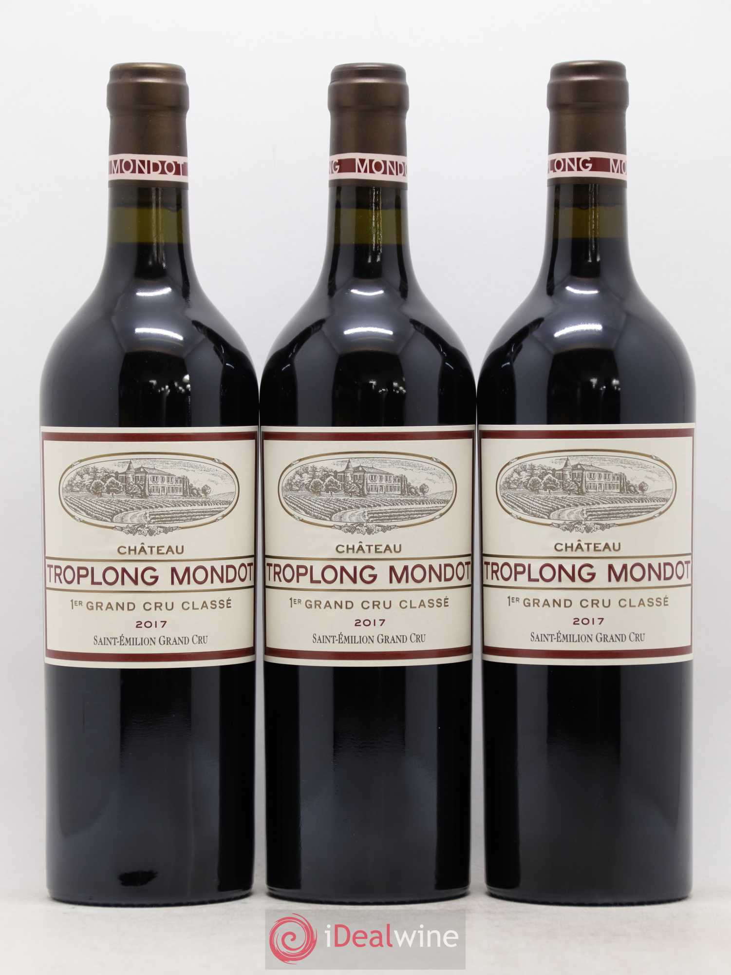 Château Troplong Mondot 1er Grand Cru Classé B 2017 - Lot de 6 bouteilles - 1