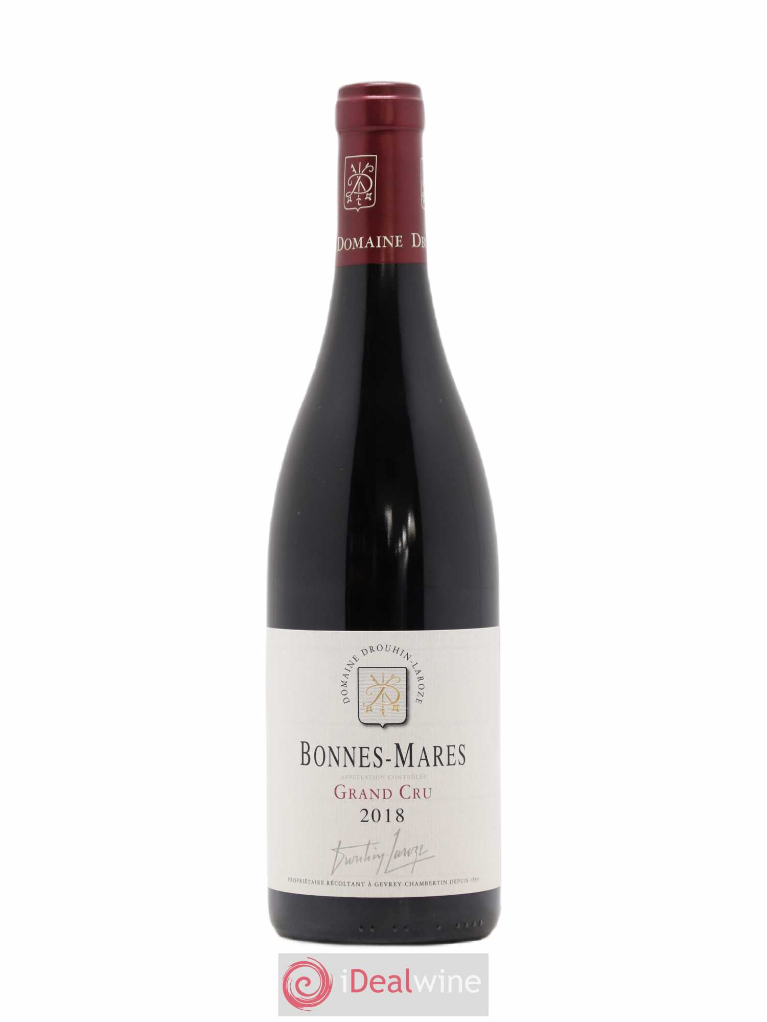 Bonnes-Mares Grand Cru Domaine Drouhin-Laroze 2018 - Lot de 1 bouteille - 0