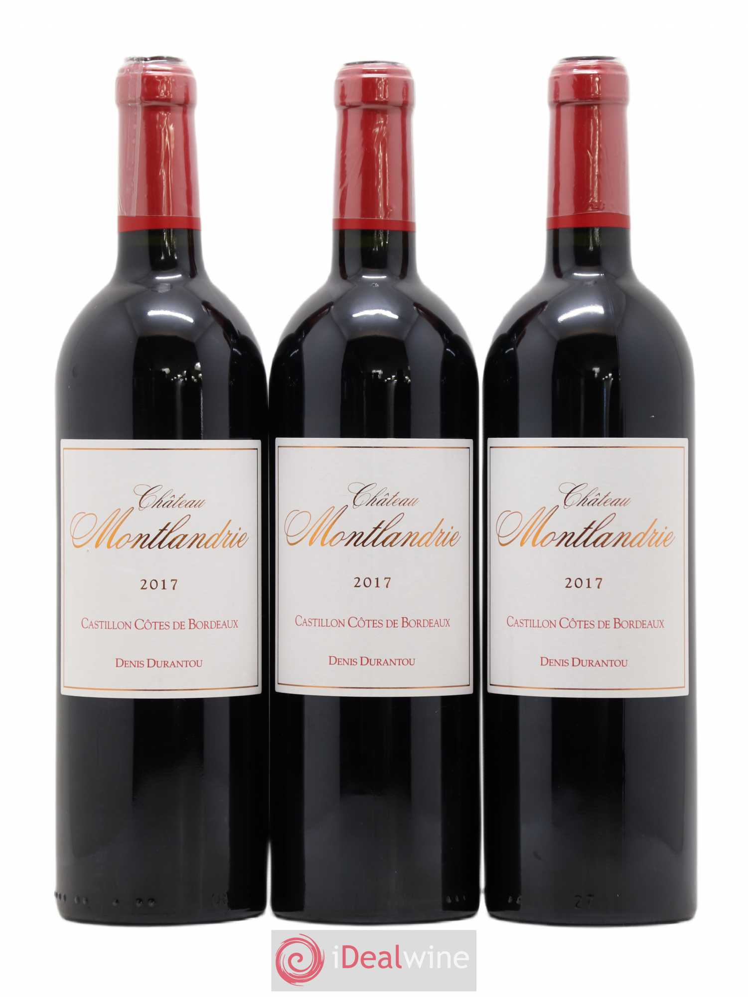 Castillon-Côtes-de-Bordeaux (Côtes-de-Castillon) Château Montlandrie 2017 - Lot de 3 bouteilles - 0