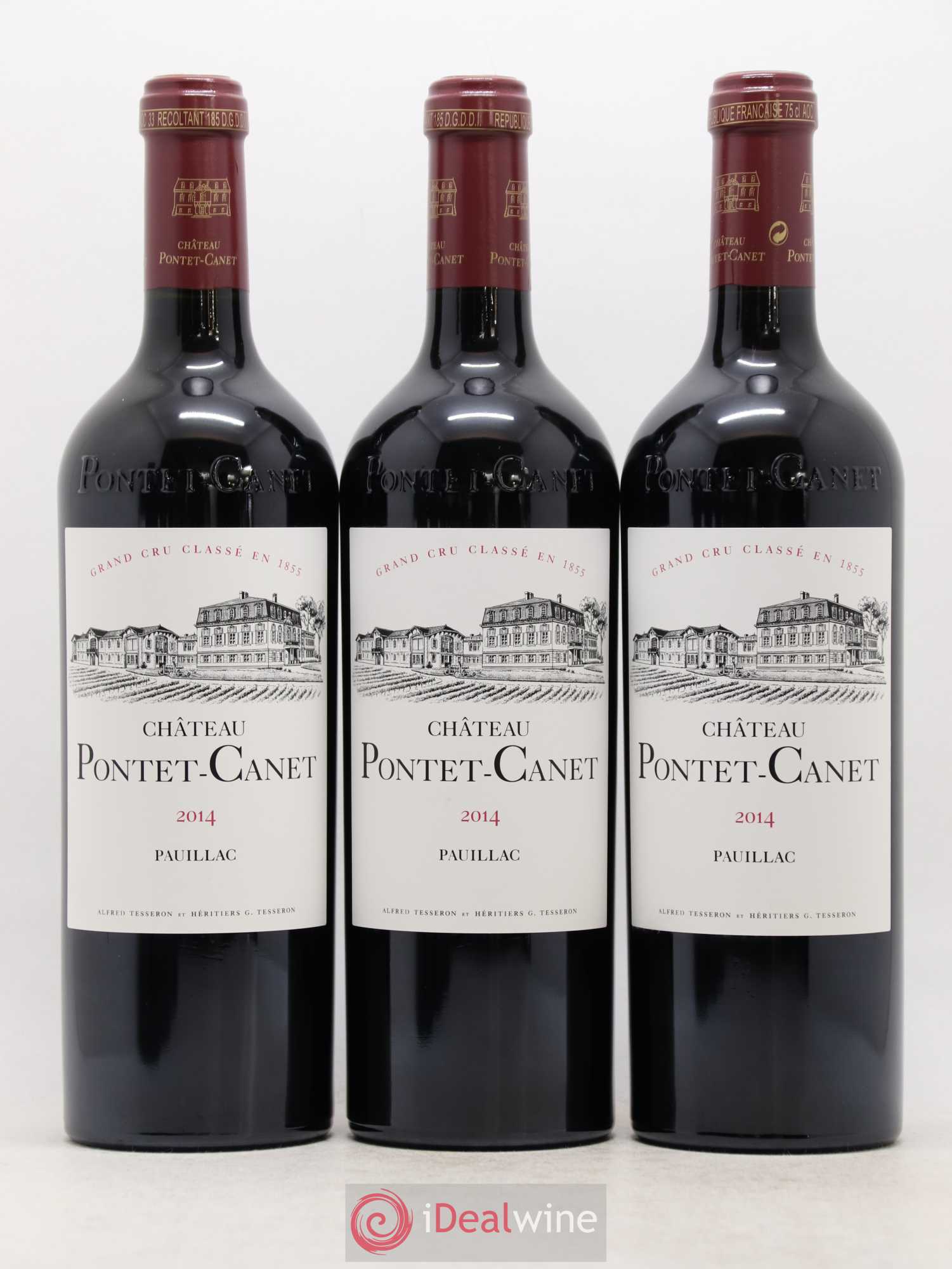 Château Pontet Canet 5ème Grand Cru Classé 2014 - Lot de 6 bouteilles - 1