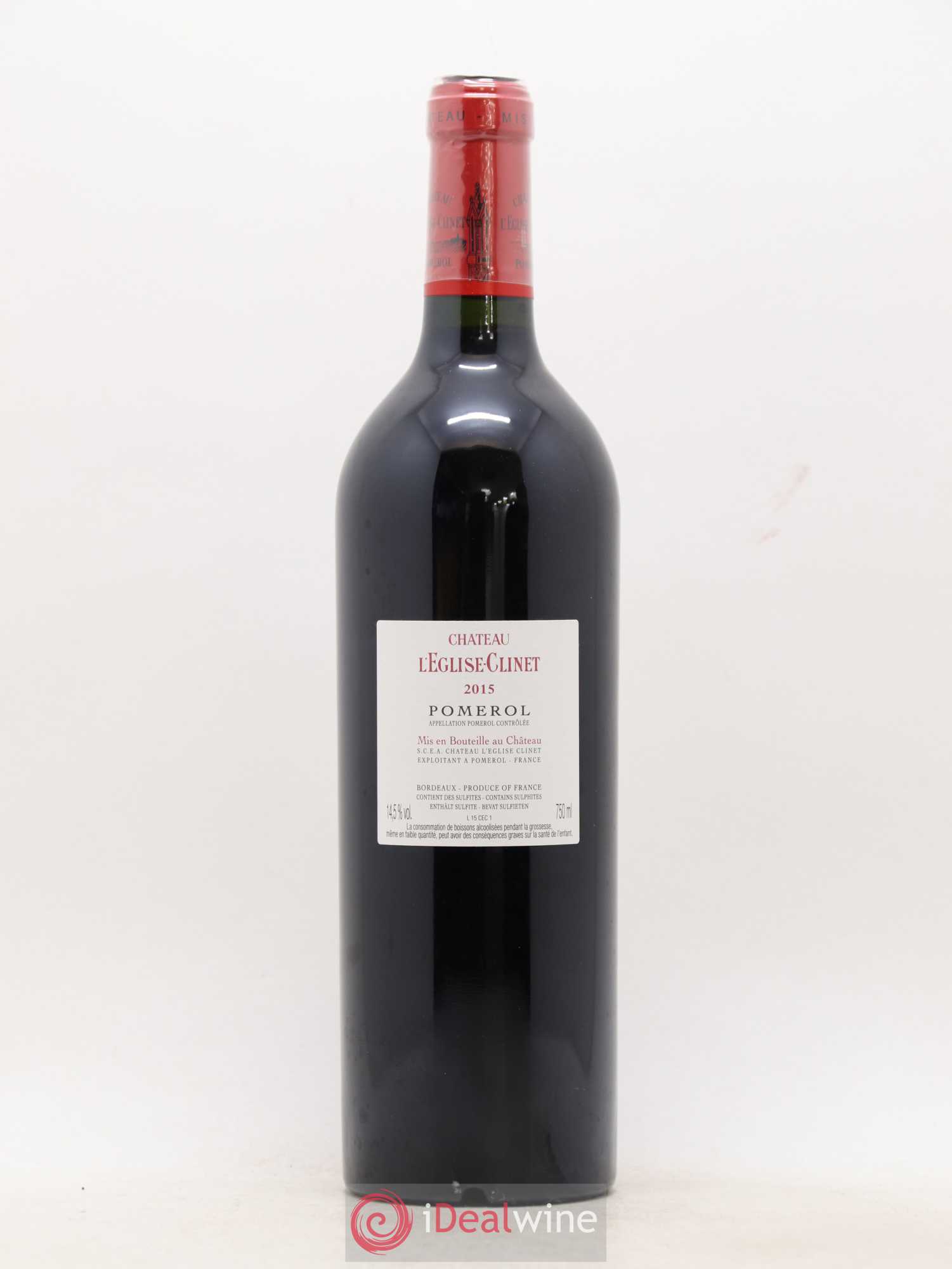 Château l' Église Clinet 2015 - Lot de 1 bouteille - 2