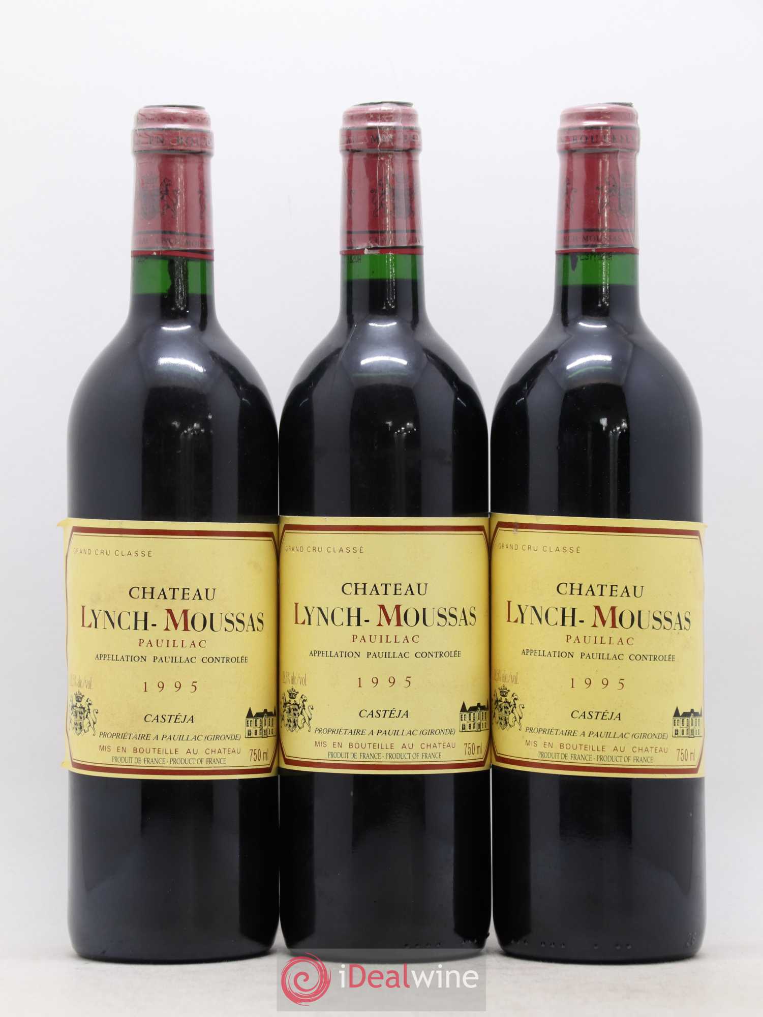 Château Lynch Moussas 5ème Grand Cru Classé (sans prix de réserve) 1995 - Lot de 6 bouteilles - 2