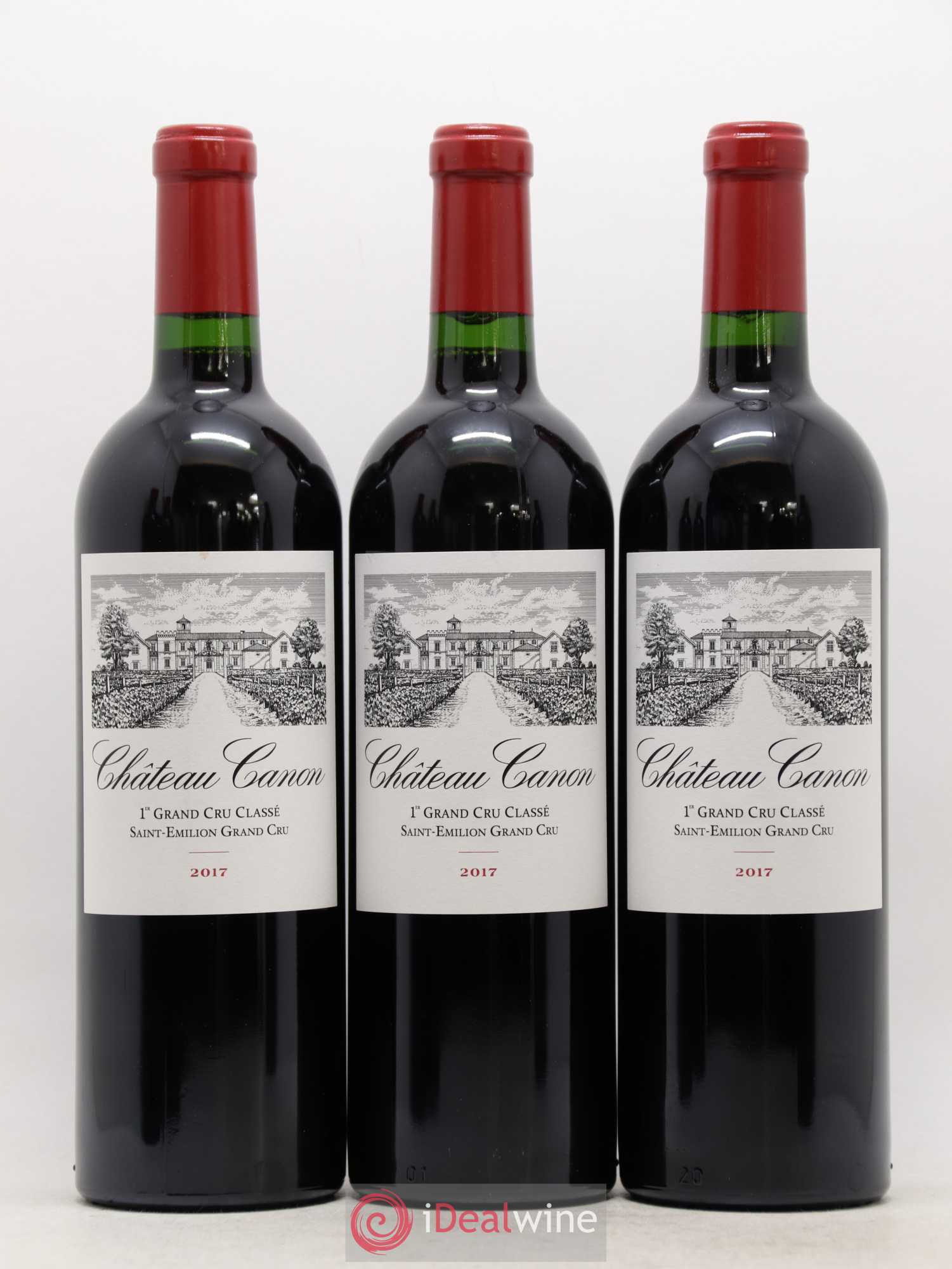 Château Canon 1er Grand Cru Classé B 2017 - Lot de 6 bouteilles - 1