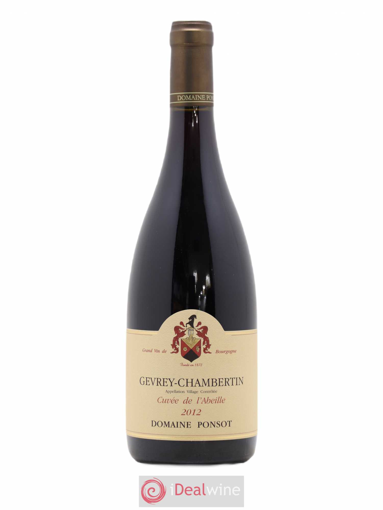 Gevrey-Chambertin Cuvée de l'Abeille Ponsot (Domaine) 2012 - Lot de 1 bouteille - 0