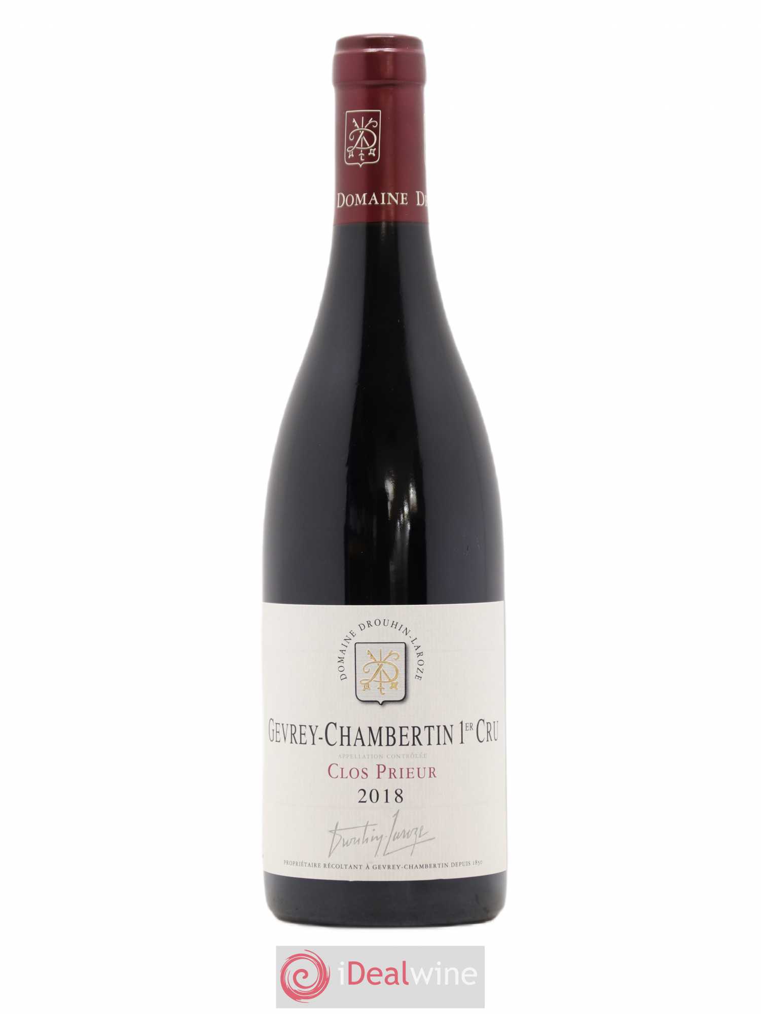 Gevrey-Chambertin 1er Cru Clos Prieur Domaine Drouhin-Laroze 2018 - Lot de 1 bouteille - 0