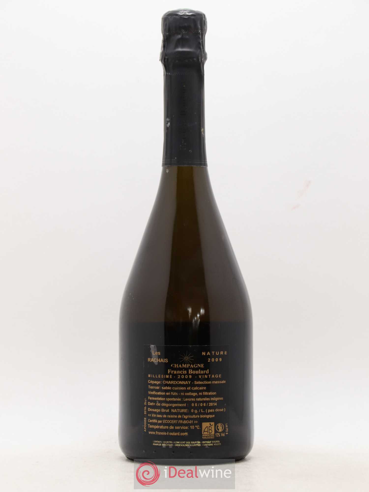 Les Rachais Francis Boulard 2009 - Lot de 1 bouteille - 1