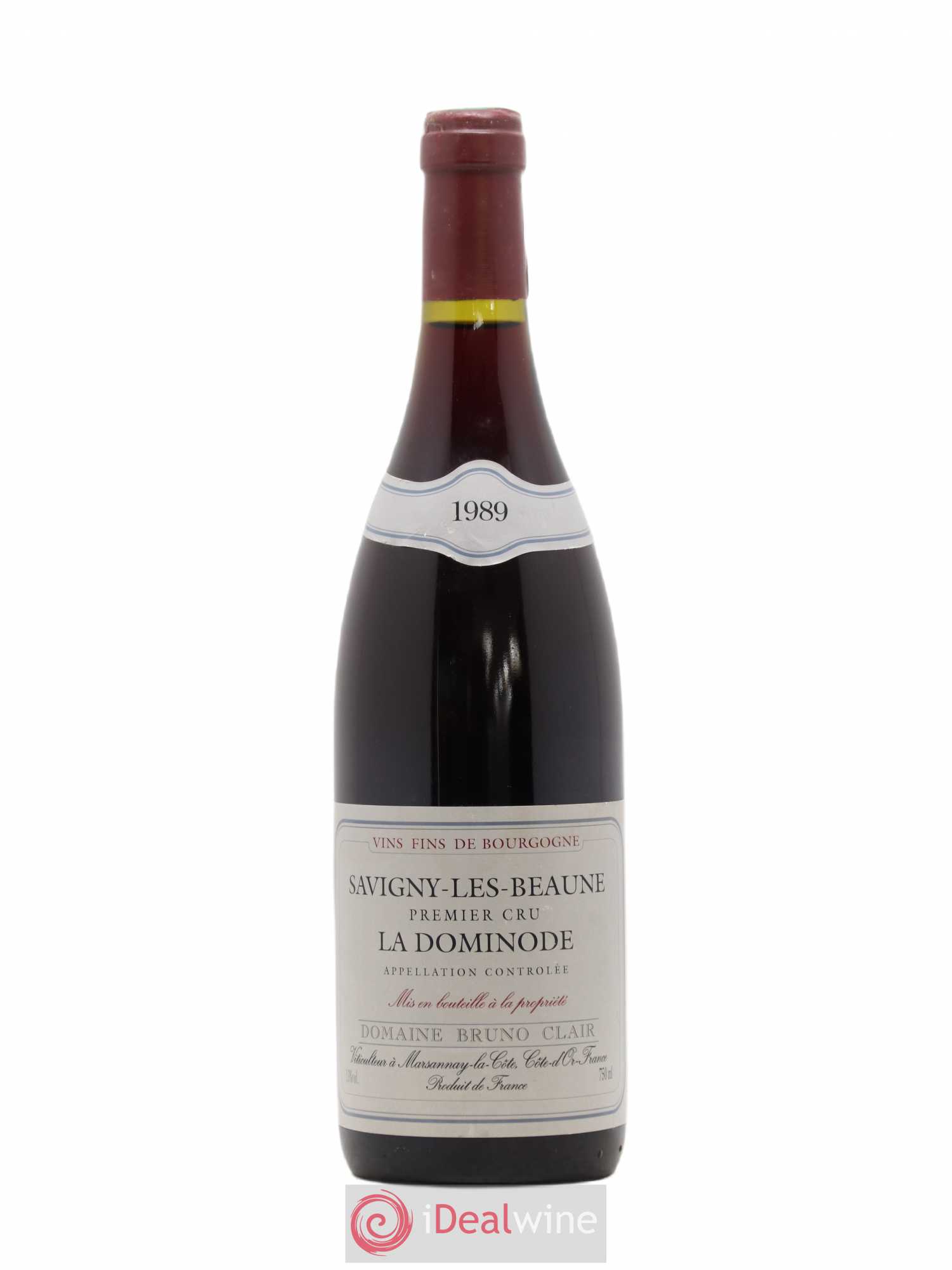 Savigny-lès-Beaune 1er Cru La Dominode Bruno Clair (Domaine) 1989 - Lot de 1 bouteille - 0