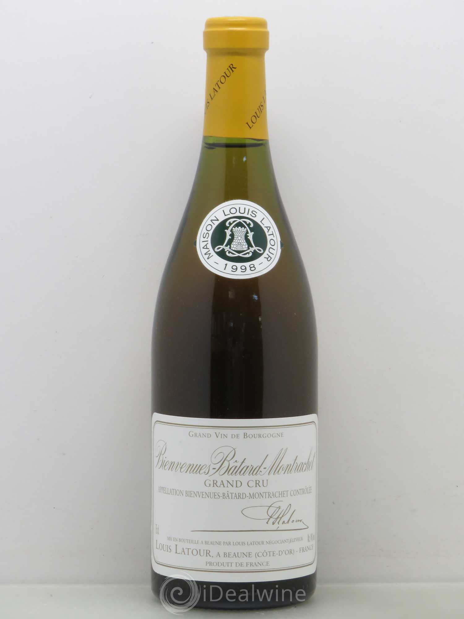 Bienvenues-Bâtard-Montrachet Grand Cru Louis Latour 1998 - Lot de 1 bouteille - 0