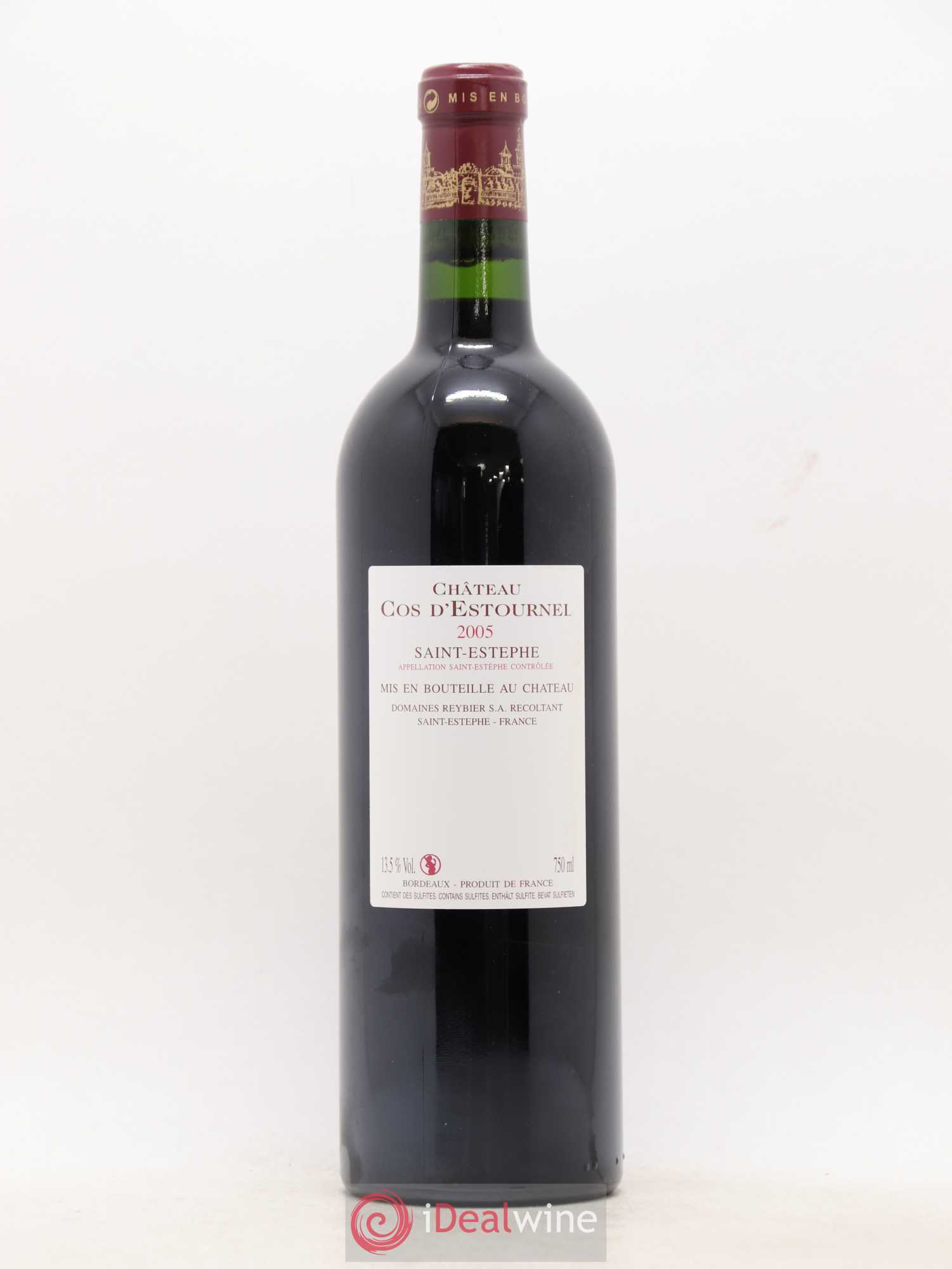 Cos d'Estournel 2ème Grand Cru Classé 2005 - Lot de 1 bouteille - 1
