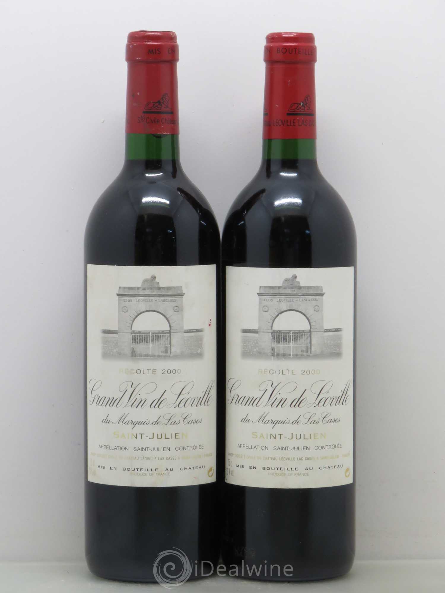 Château Léoville Las Cases 2ème Grand Cru Classé 2000 - Lot de 5 bouteilles - 2