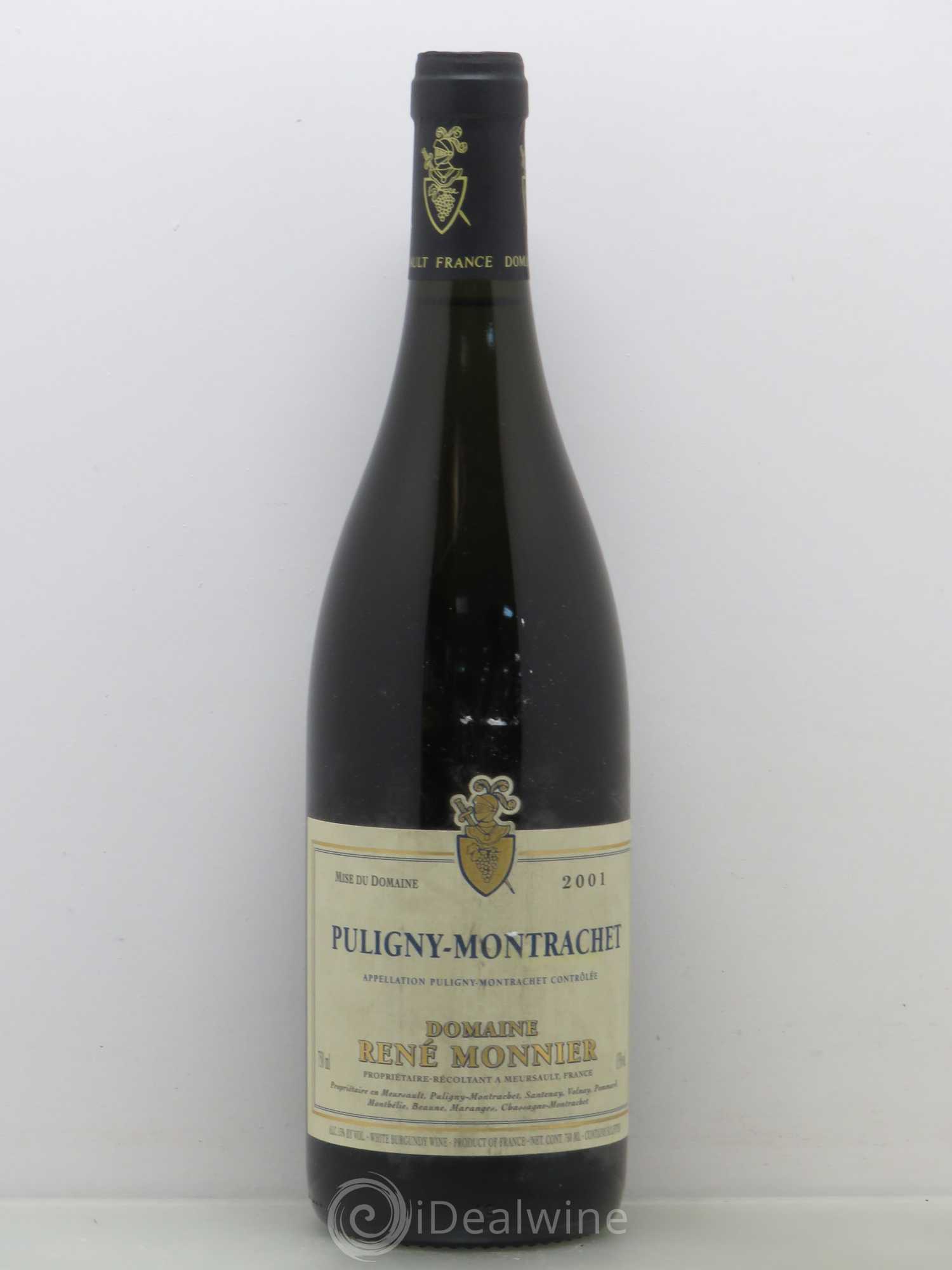 Puligny-Montrachet Domaine Rene Monnier (sans prix de réserve) 2001 - Posten von 1 Flasche - 0