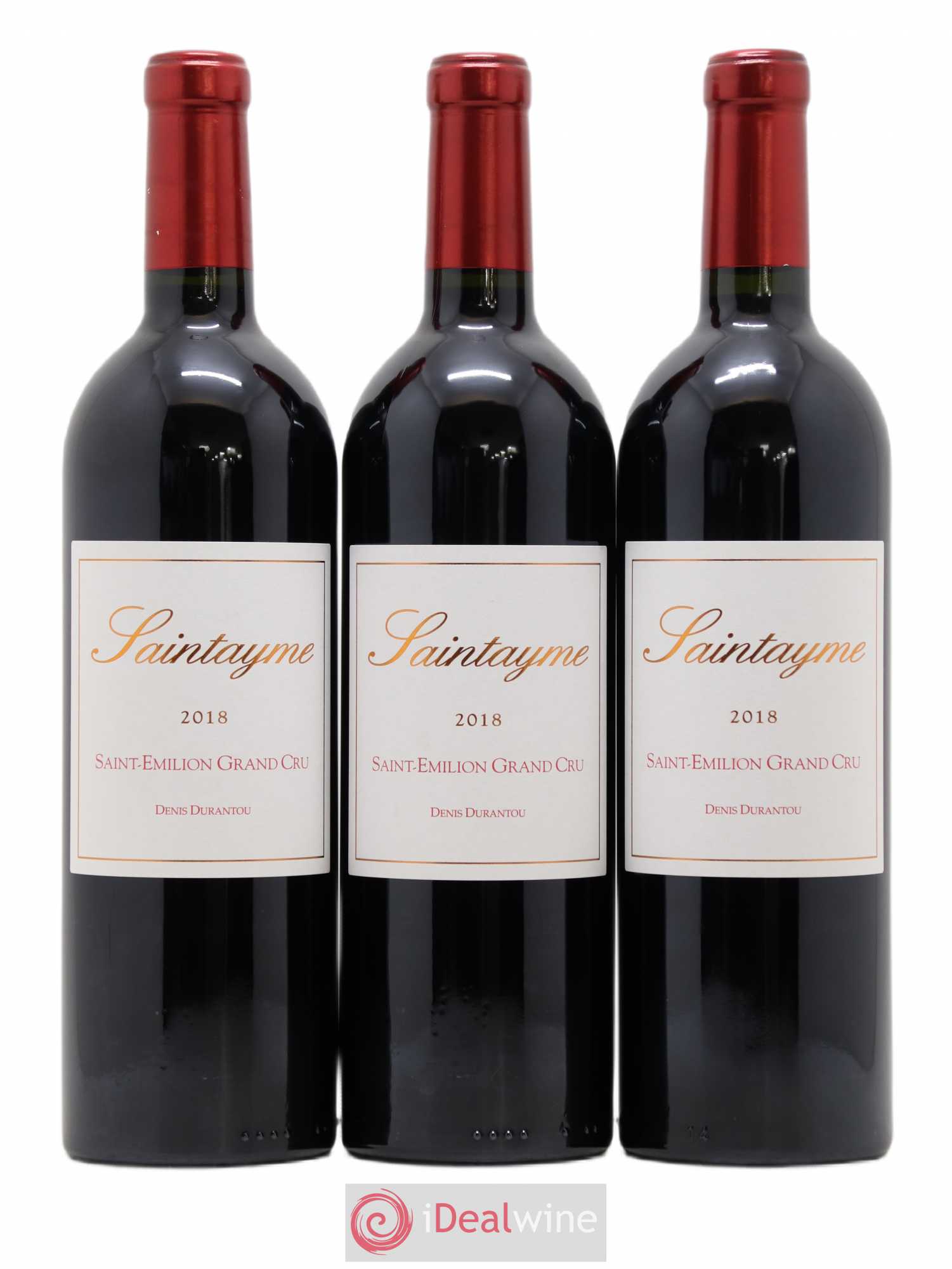 Saint-Émilion Grand Cru Saintayme (sans prix de réserve) 2018 - Posten von 3 Flaschen - 0