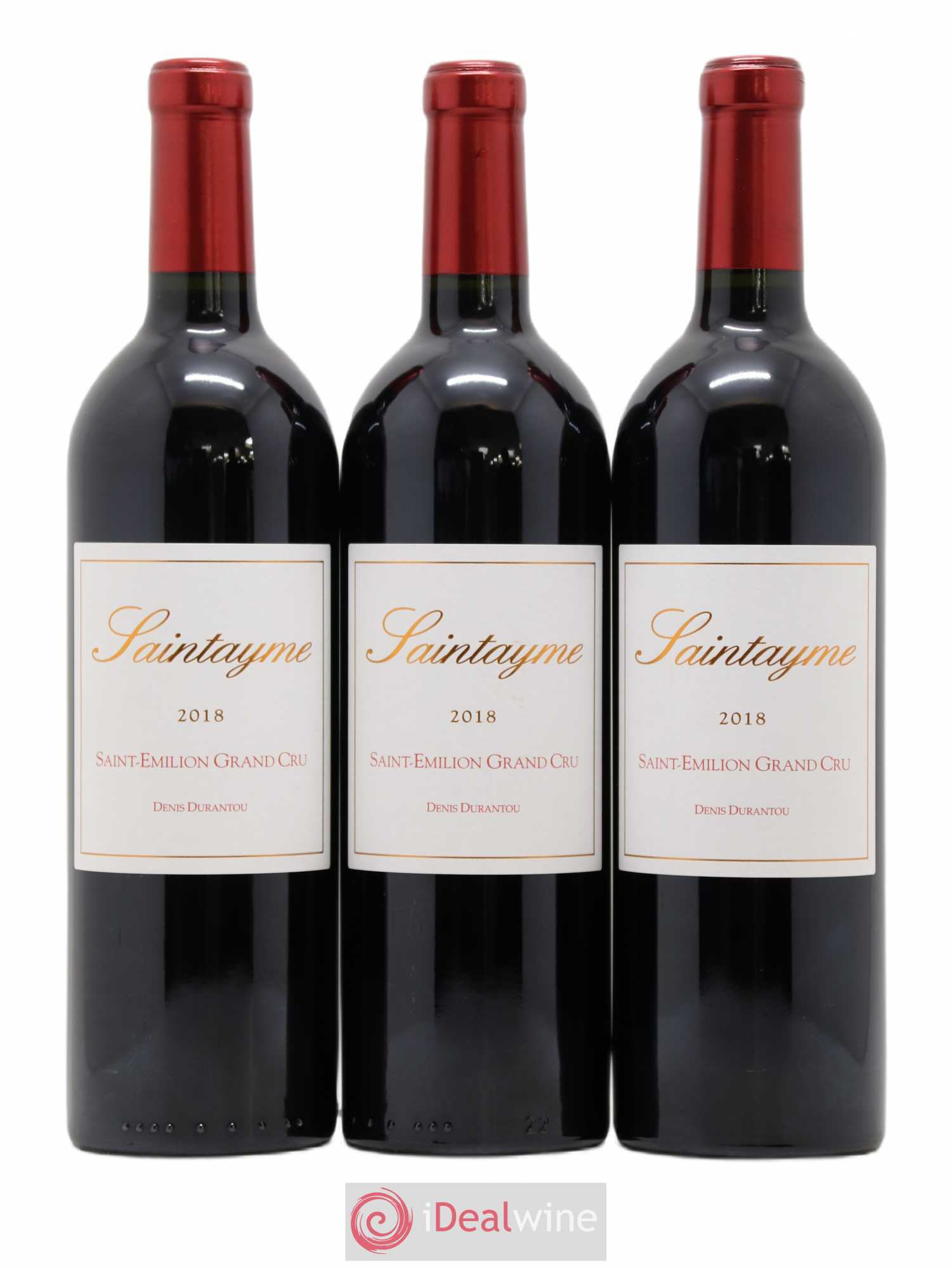 Saint-Émilion Grand Cru Saintayme (sans prix de réserve) 2018 - Posten von 3 Flaschen - 0