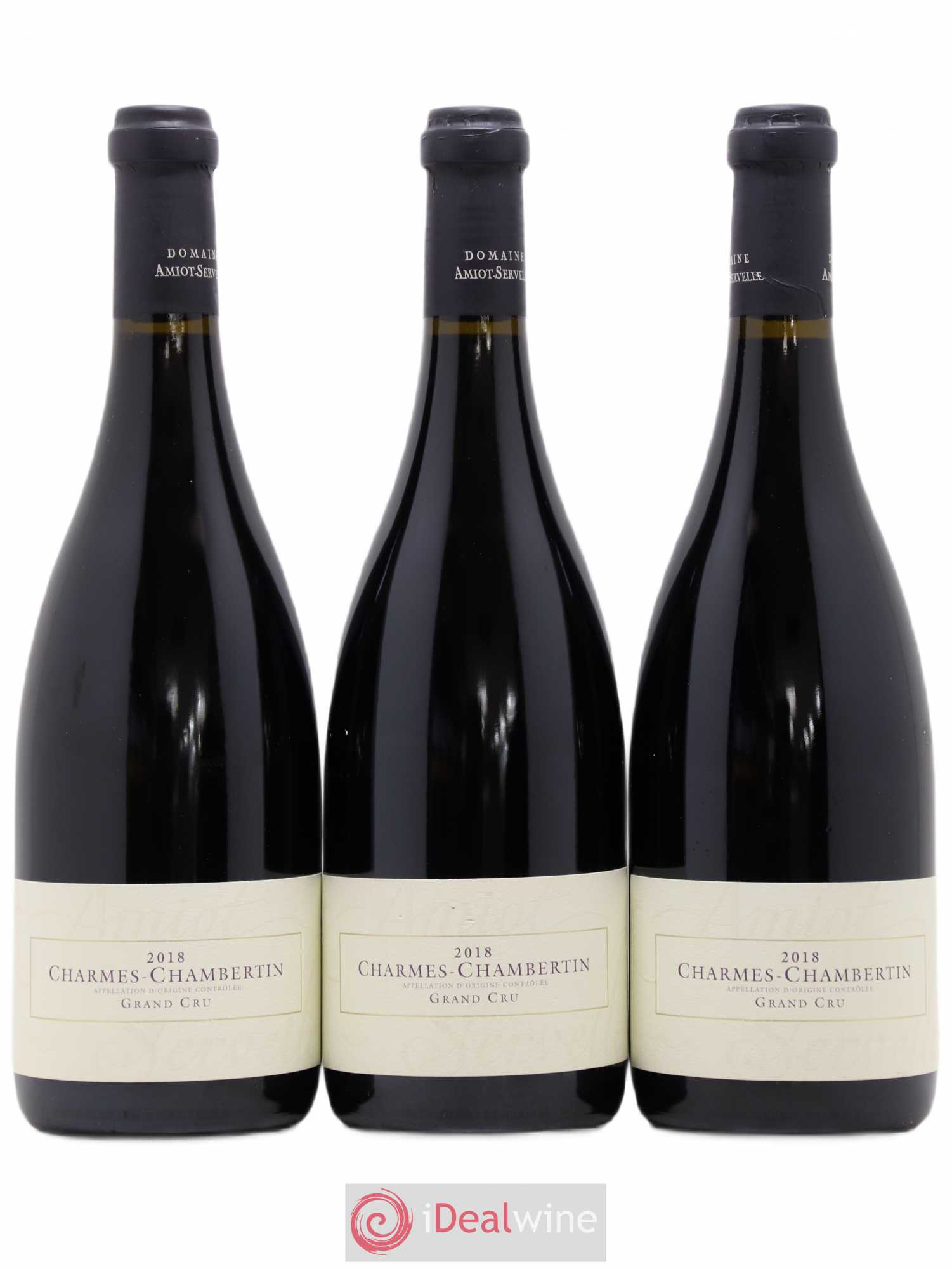 Charmes-Chambertin Grand Cru Amiot-Servelle (sans prix de réserve) 2018 - Lot de 3 bouteilles - 0