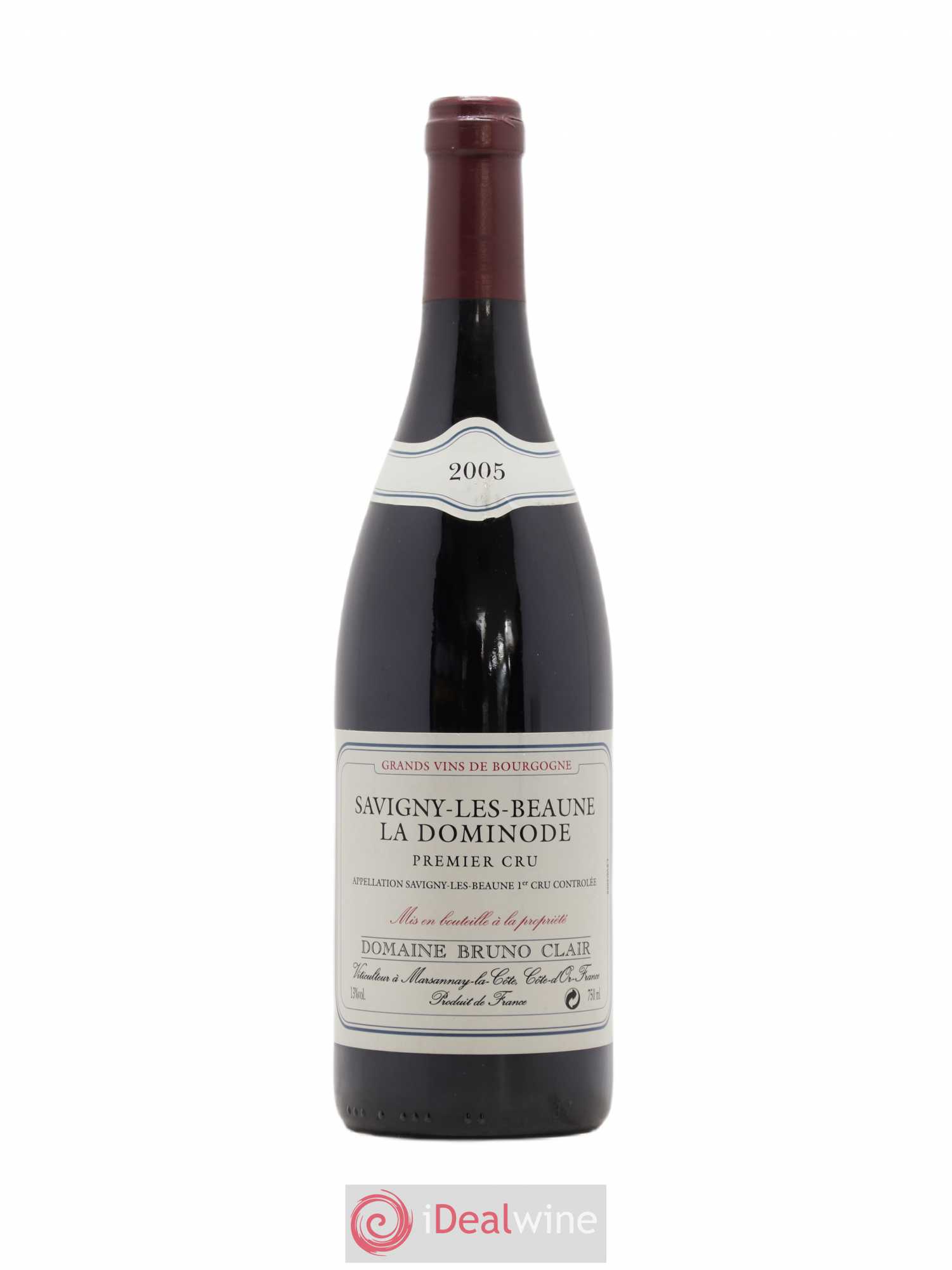 Savigny-lès-Beaune 1er Cru La Dominode Bruno Clair (Domaine) 2005 - Lot de 1 bouteille - 0