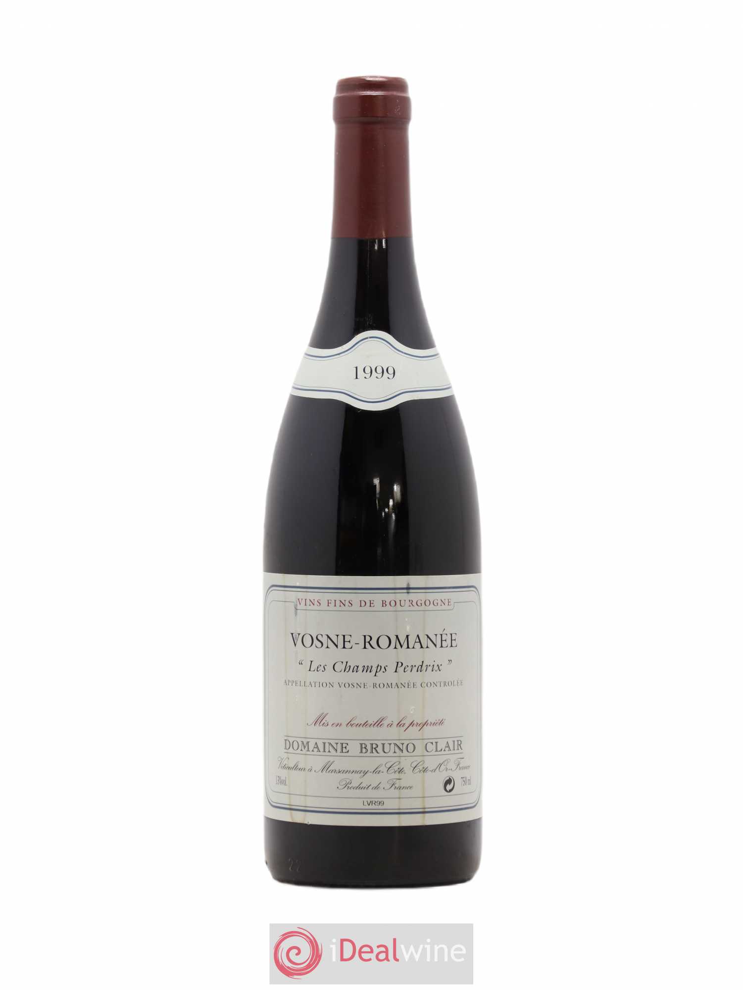 Vosne-Romanée Les Champs Perdrix Bruno Clair (Domaine) 1999 - Lot de 1 bouteille - 0