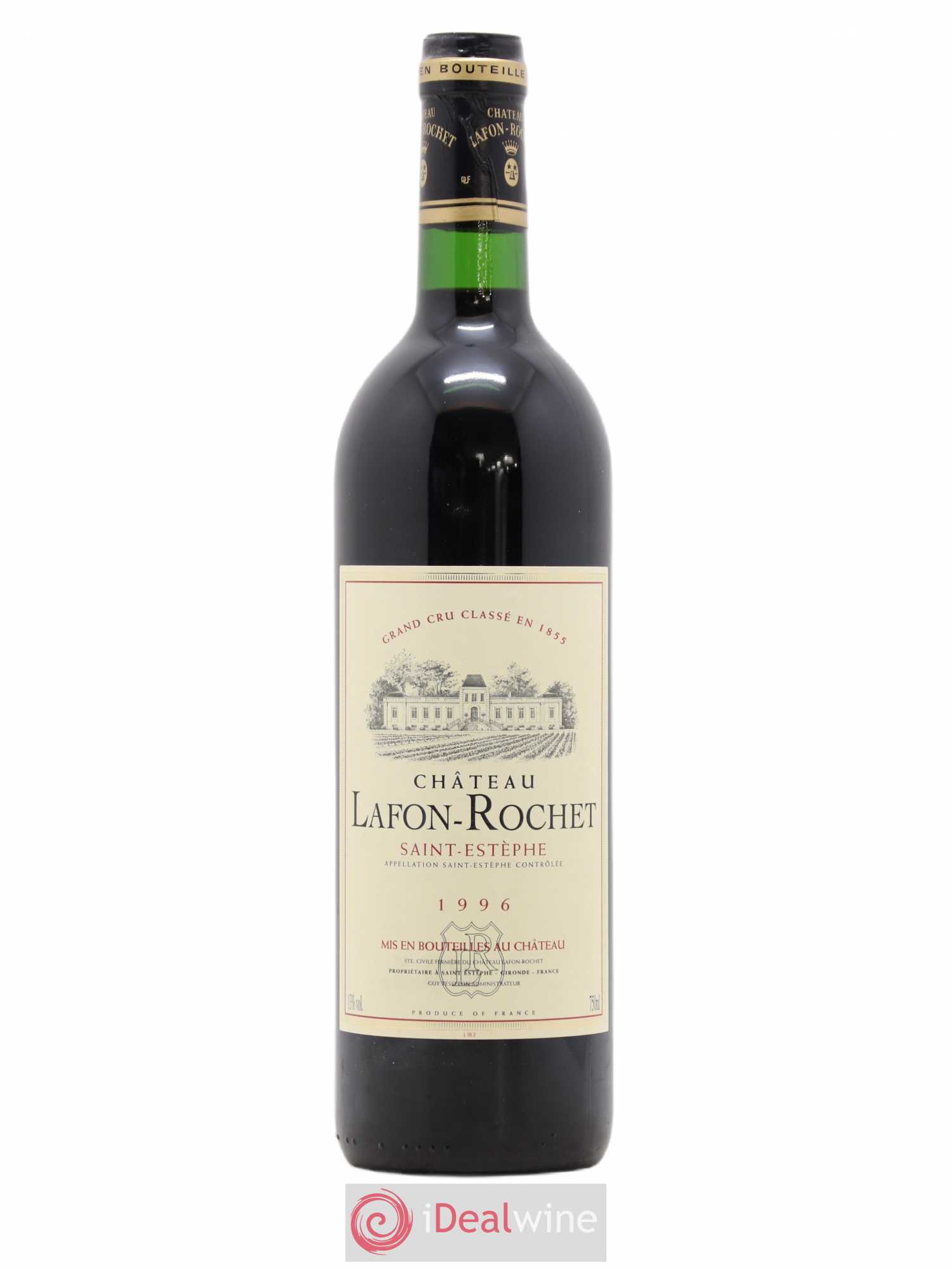Château Lafon Rochet 4ème Grand Cru Classé 1996 - Lot de 1 bouteille - 0