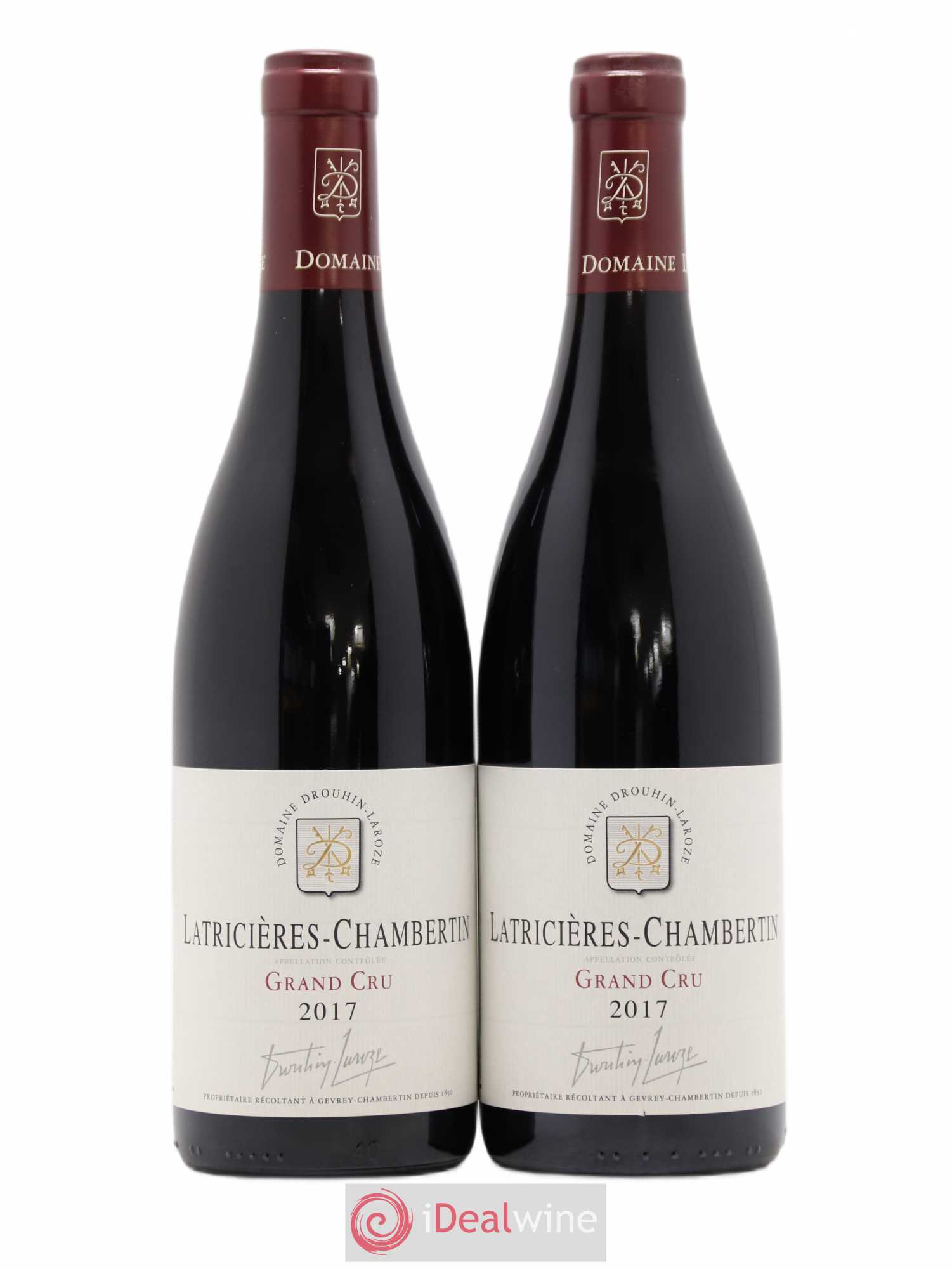 Latricières-Chambertin Grand Cru Domaine Drouhin-Laroze 2017 - Lot de 2 bouteilles - 0