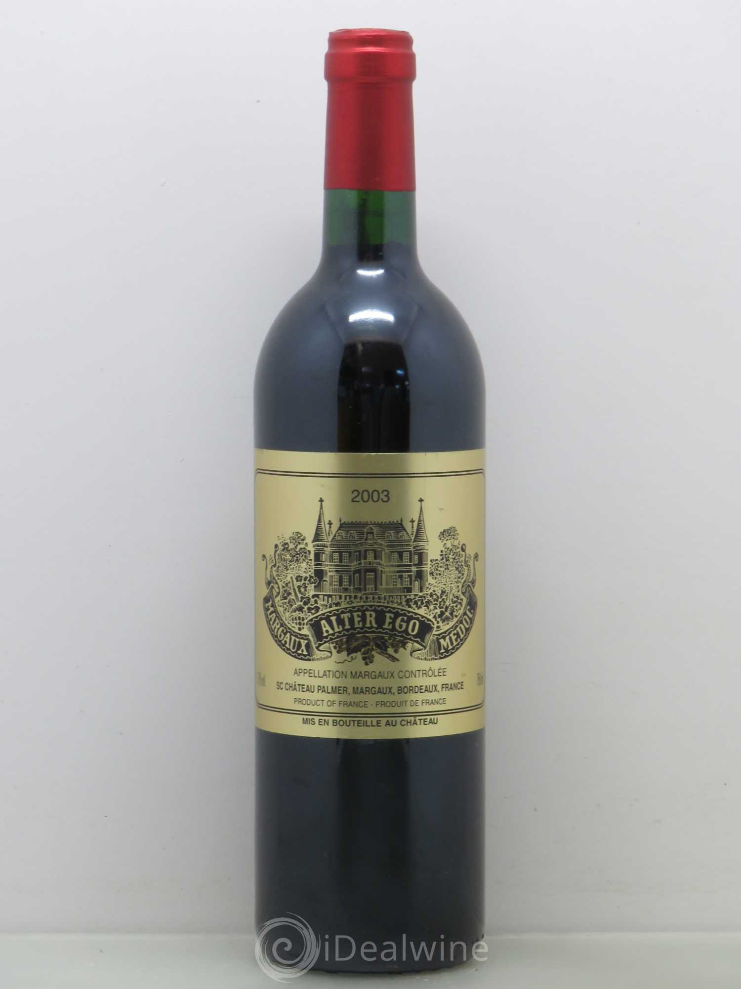 Buy Alter Ego de Palmer Second Vin 2003 (lot: B2084614-12621)