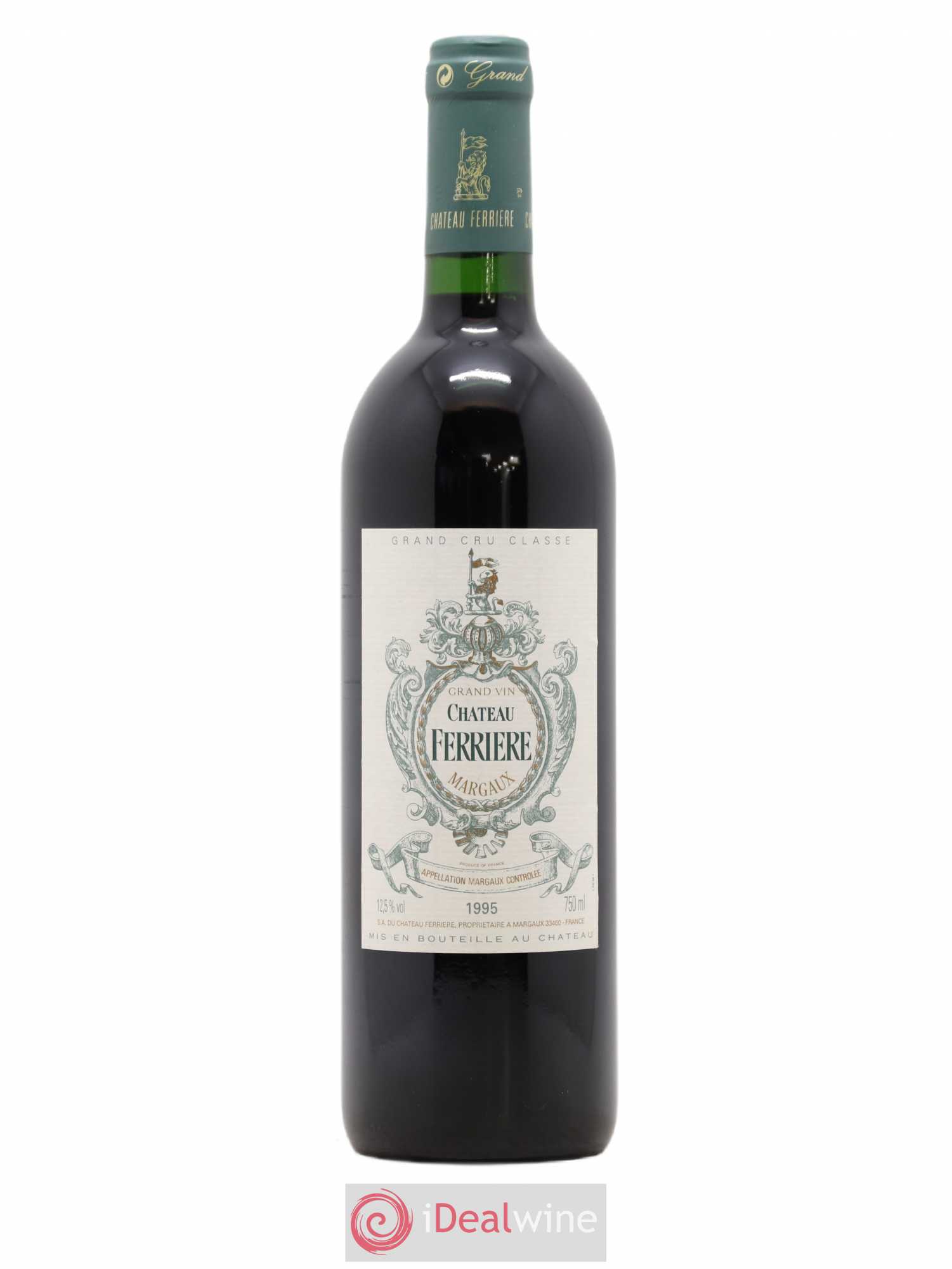 Château Ferrière 3ème Grand Cru Classé 1995 - Lot de 1 bouteille - 0