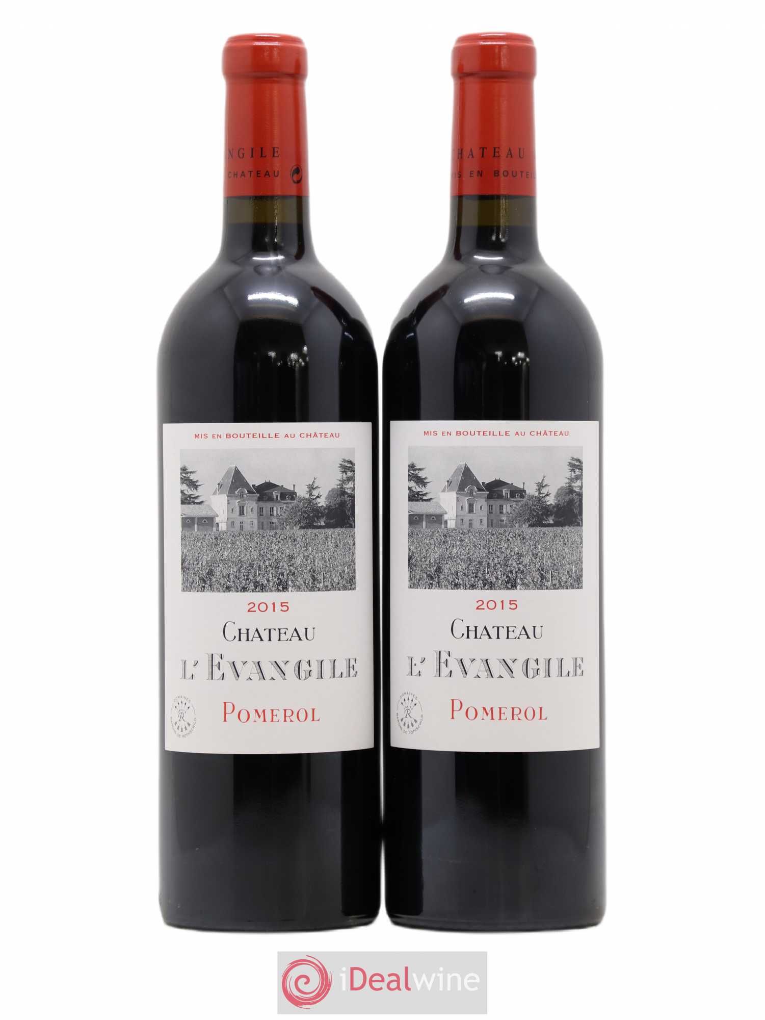 Château l' Évangile 2015 - Lot de 2 bouteilles - 0