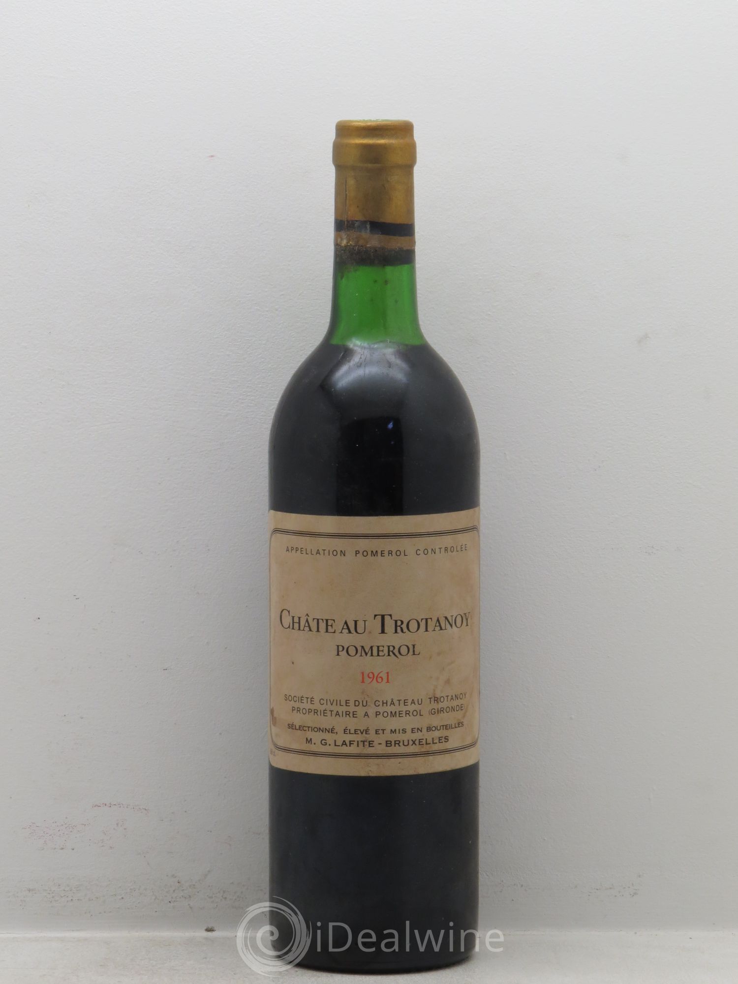 Château Trotanoy Mise Négoce Lafite 1961 - Posten von 1 Flasche - 0