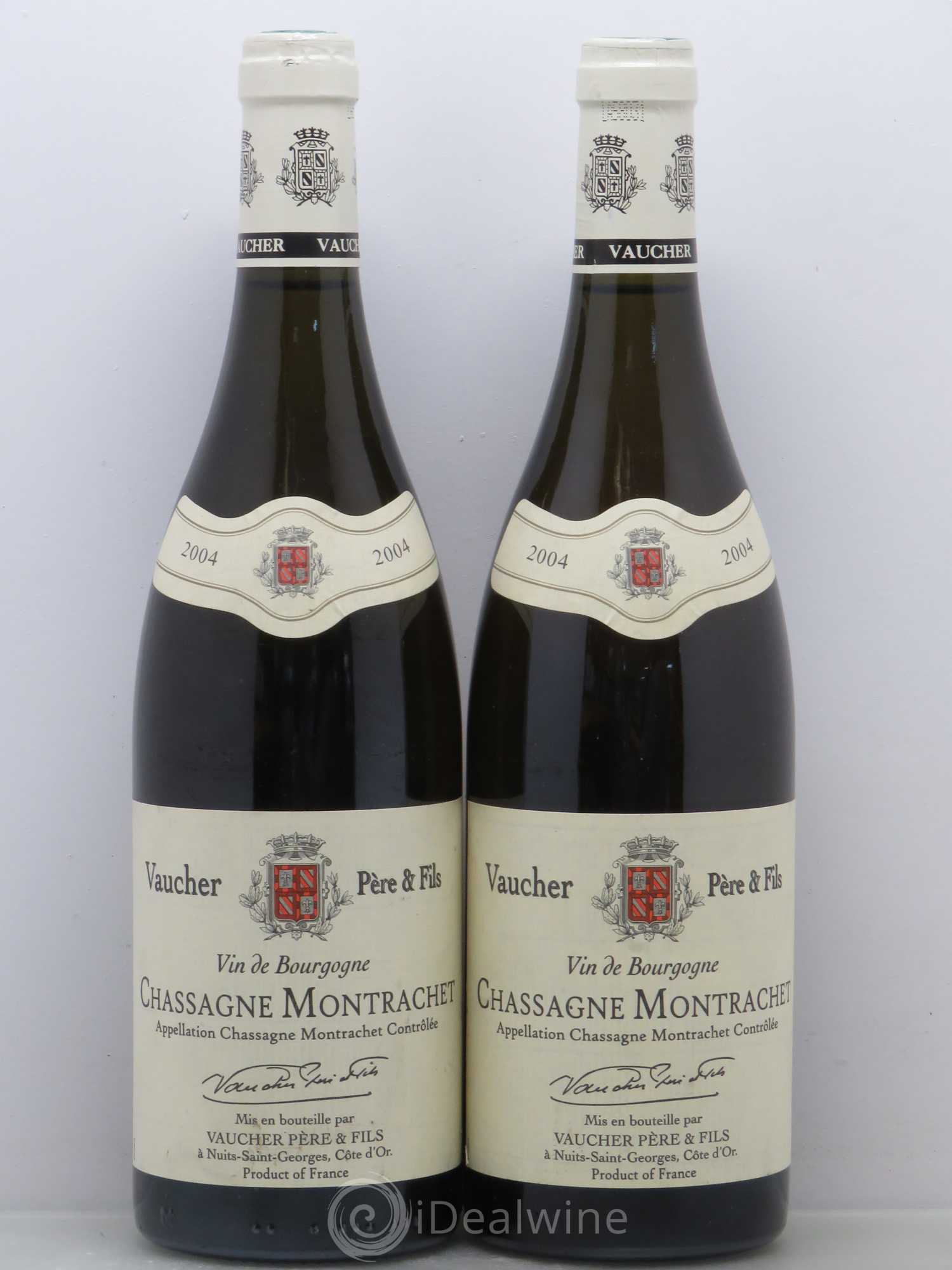 Chassagne-Montrachet Vaucher (sans prix de réserve) 2004 - Posten von 2 Flaschen - 0