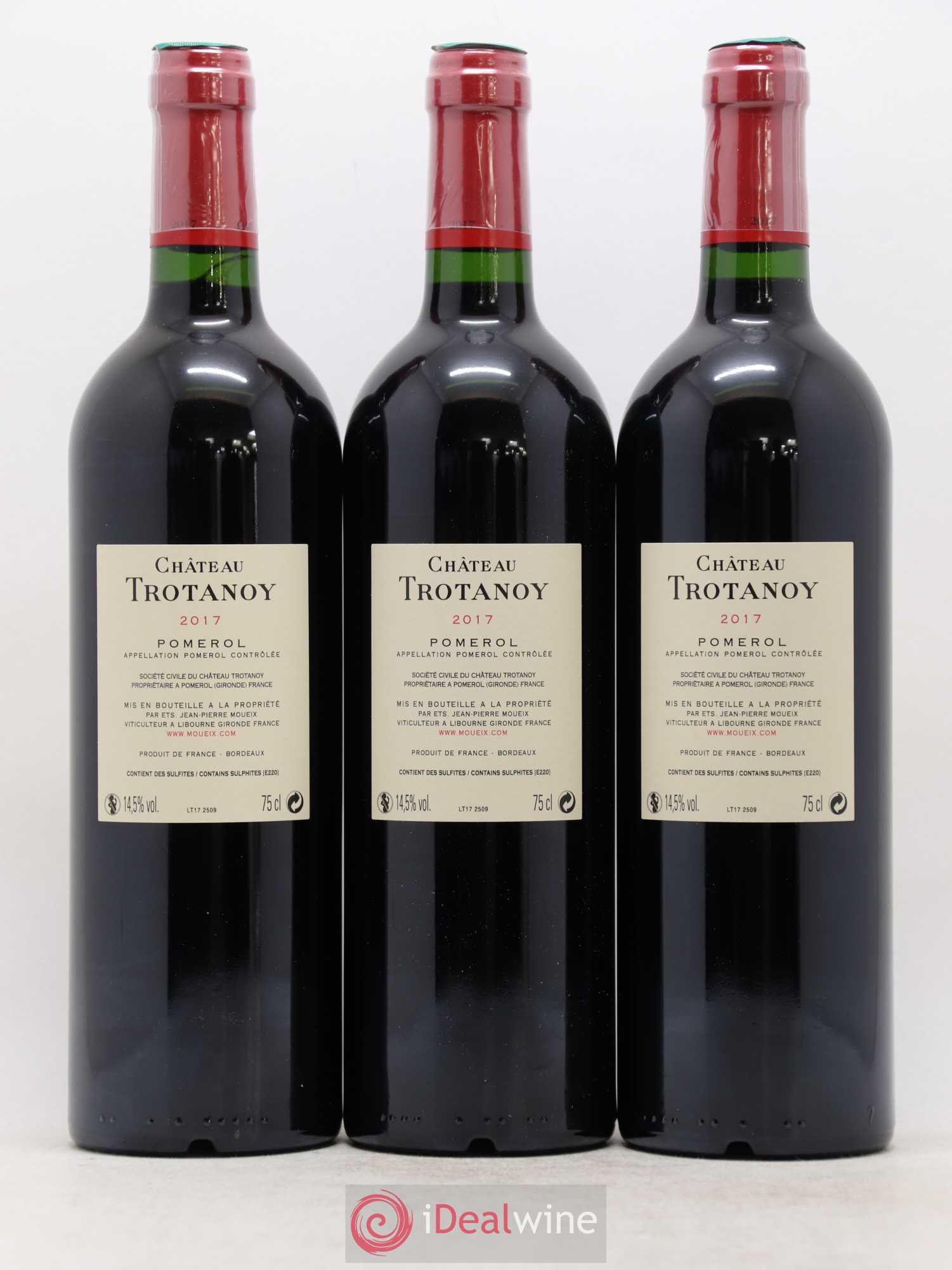 Château Trotanoy 2017 - Lot de 3 bouteilles - 1