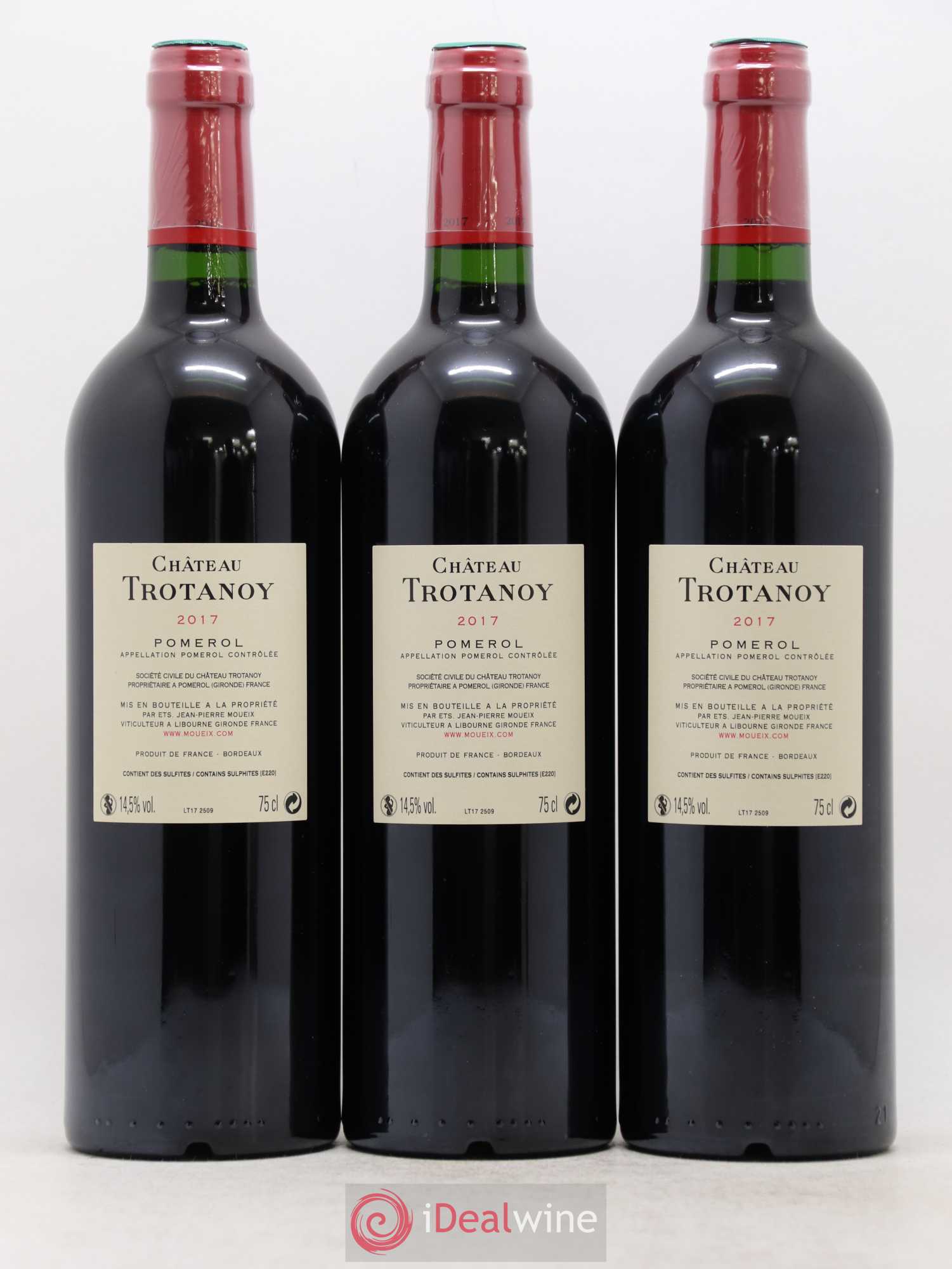 Château Trotanoy 2017 - Lot de 3 bouteilles - 1