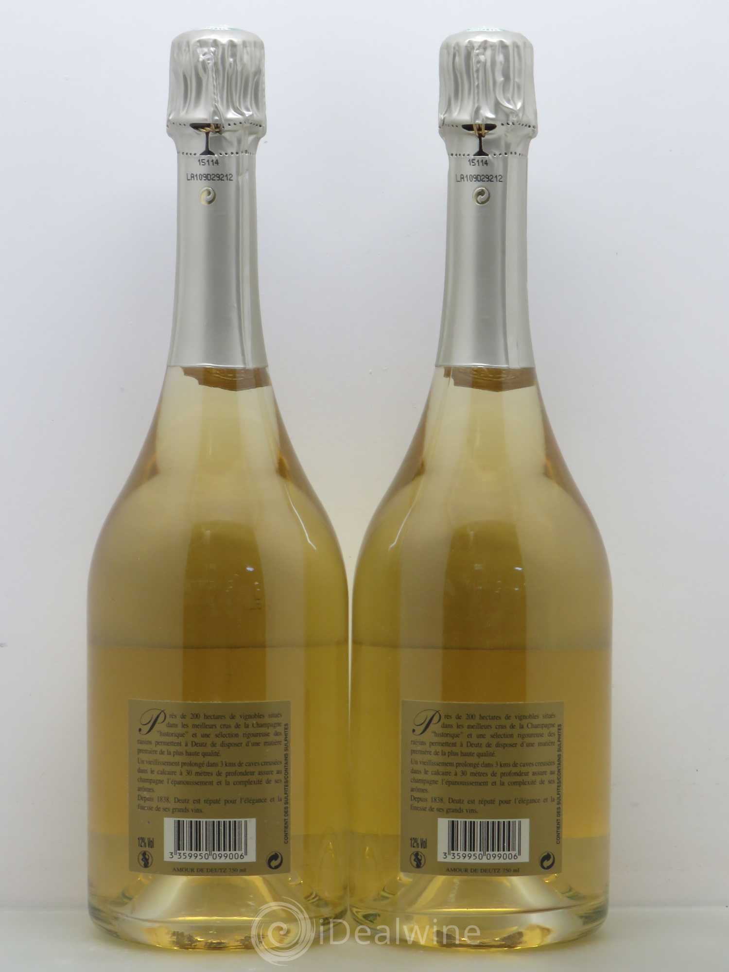 Amour de Deutz Brut Deutz 2005 - Lot de 2 bouteilles - 1