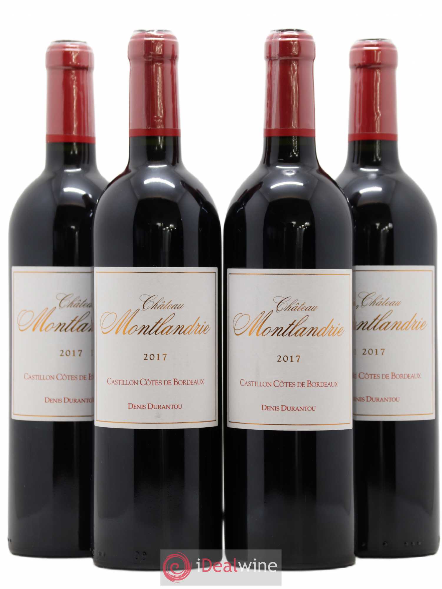 Castillon-Côtes-de-Bordeaux (Côtes-de-Castillon) Château Montlandrie 2017 - Lot de 4 bouteilles - 0