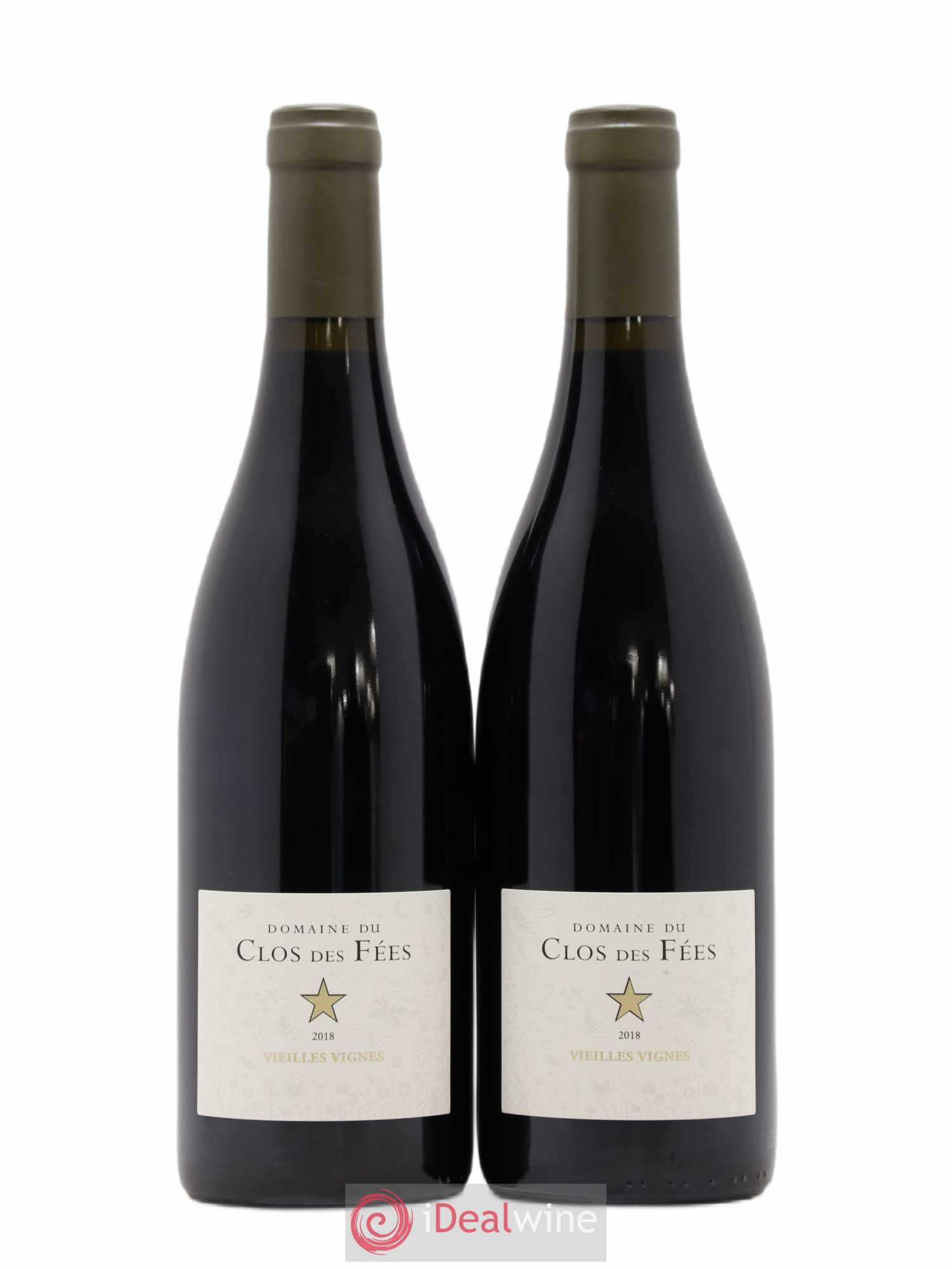 Côtes du Roussillon Villages Clos des Fées Vieilles vignes Hervé Bizeul 2018 - Lot de 2 bouteilles - 0