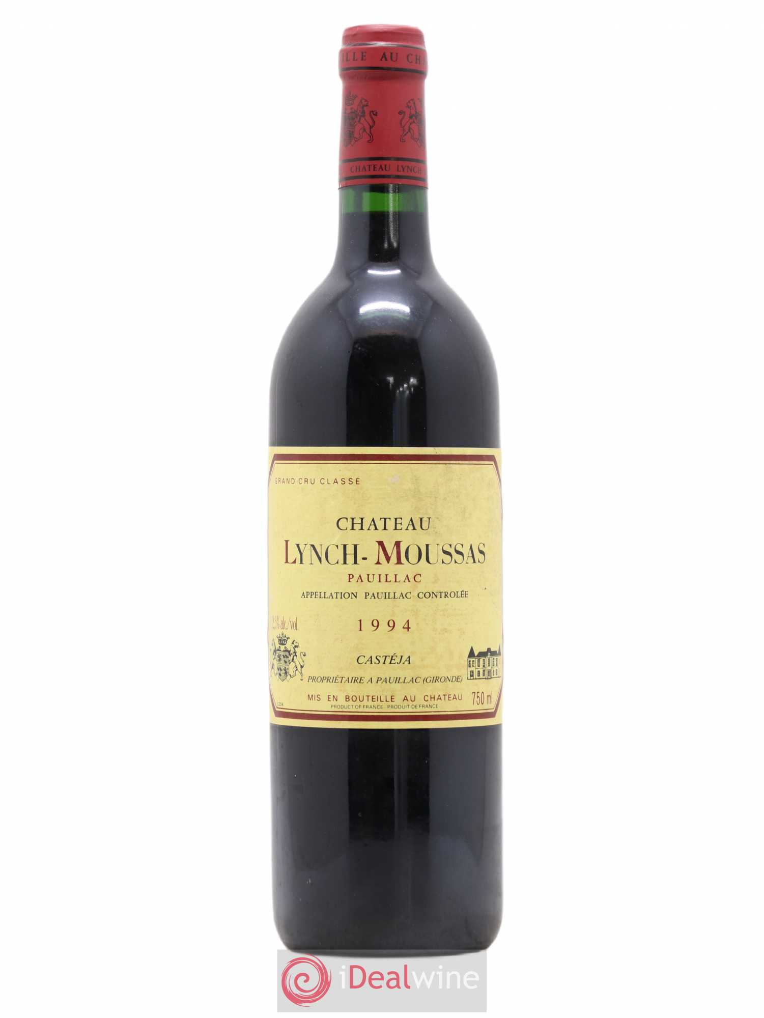 Château Lynch Moussas 5ème Grand Cru Classé 1994 - Lot de 1 bouteille - 0