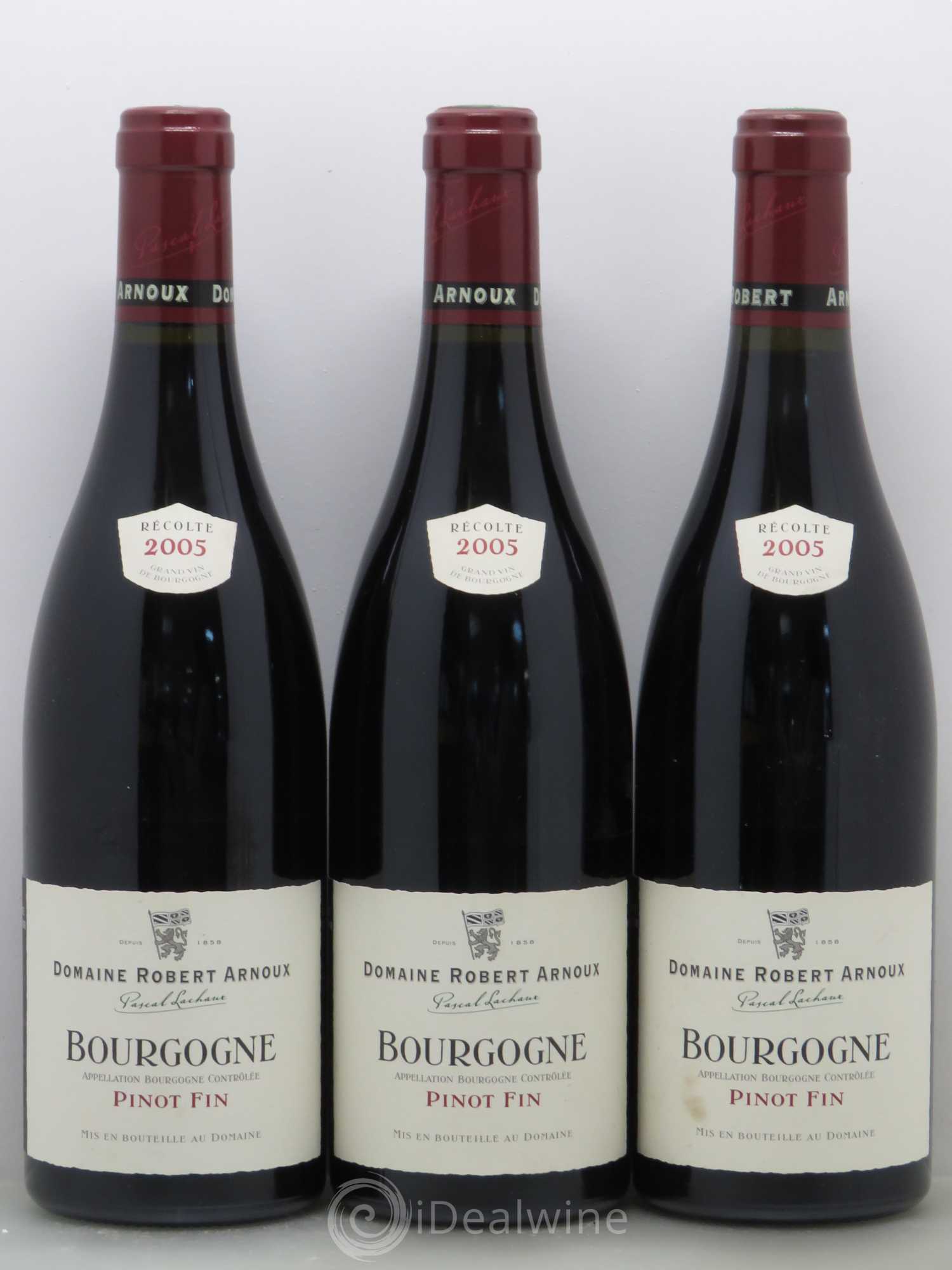 Bourgogne Pinot Fin Arnoux-Lachaux (Domaine)  (sans prix de réserve) 2005 - Lot de 6 bouteilles - 2