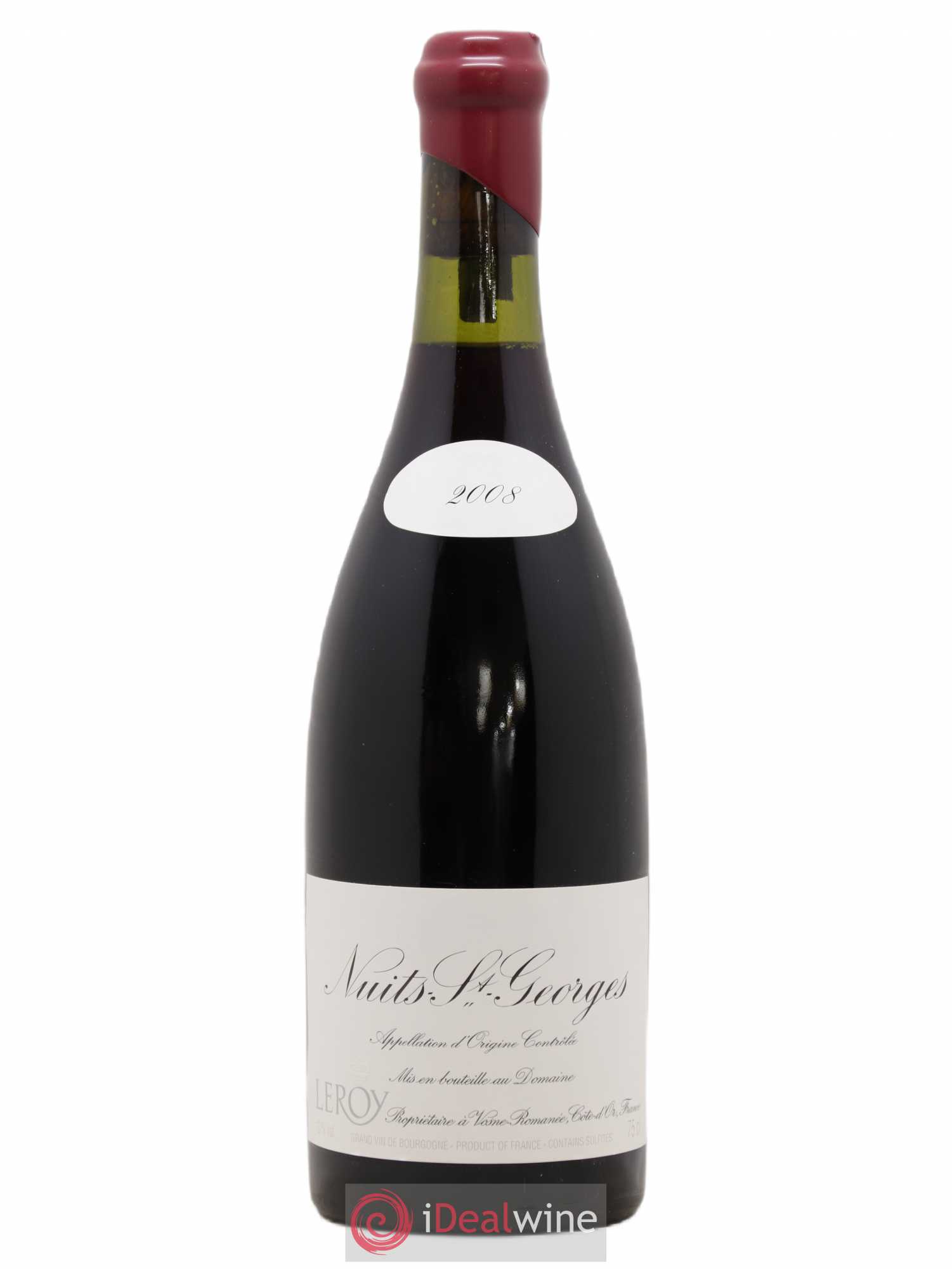 Nuits-Saint-Georges Leroy (Domaine) 2008 - Lot de 1 bouteille - 0