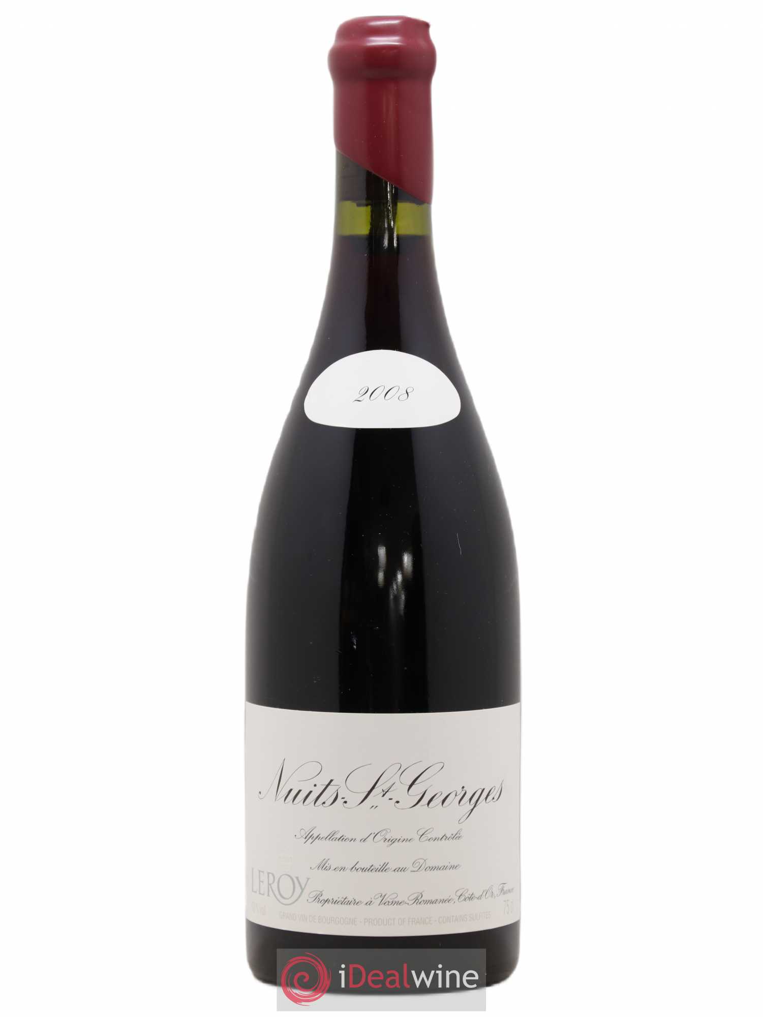 Nuits-Saint-Georges Leroy (Domaine) 2008 - Lot de 1 bouteille - 0