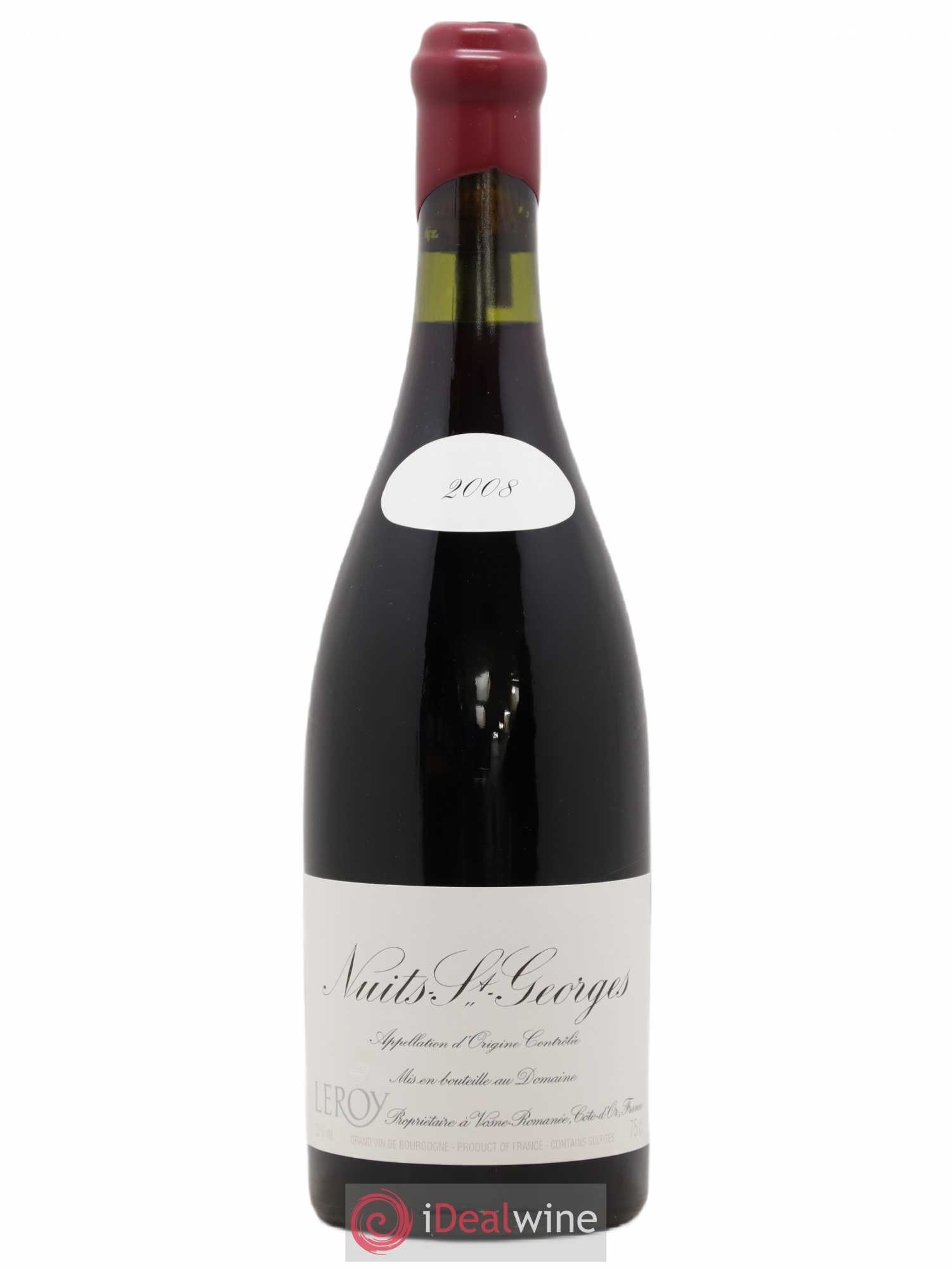 Nuits-Saint-Georges Leroy (Domaine) 2008 - Lot de 1 bouteille - 0