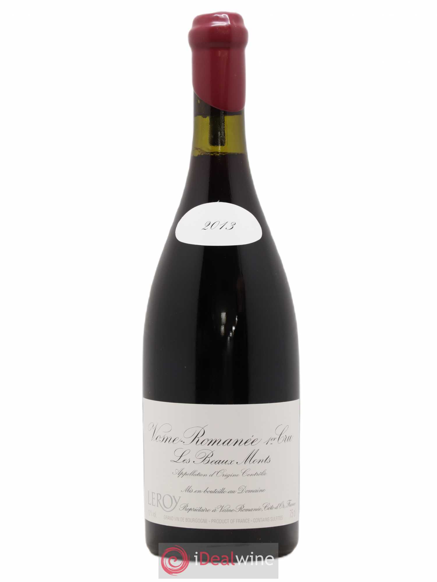 Vosne-Romanée 1er Cru Les Beaux-Monts Leroy (Domaine) 2013 - Lot de 1 bouteille - 0