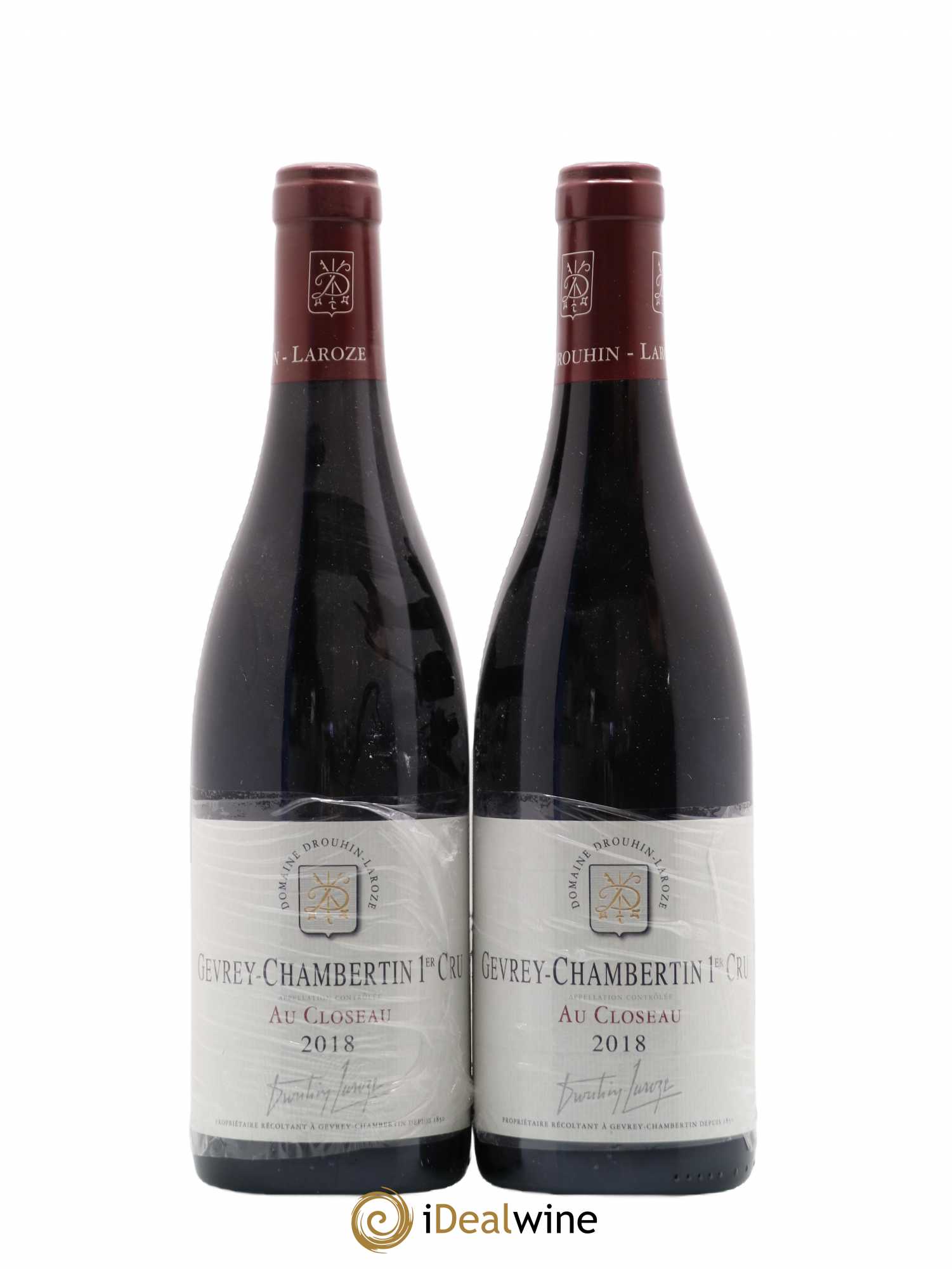 Gevrey-Chambertin 1er Cru Au Closeau Domaine Drouhin-Laroze 2018 - Lot de 2 bouteilles - 0