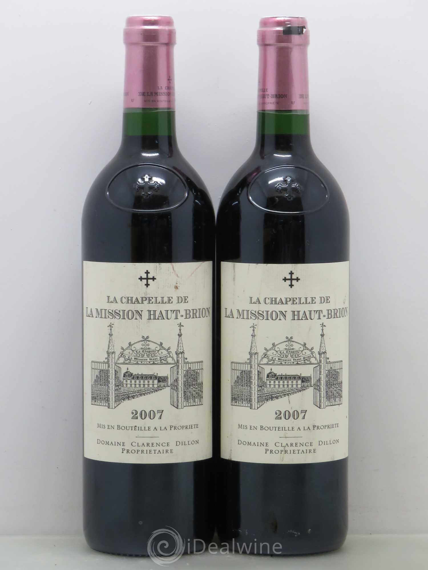 La Chapelle de La Mission Haut-Brion Second Vin 2007 - Lot de 2 bouteilles - 0