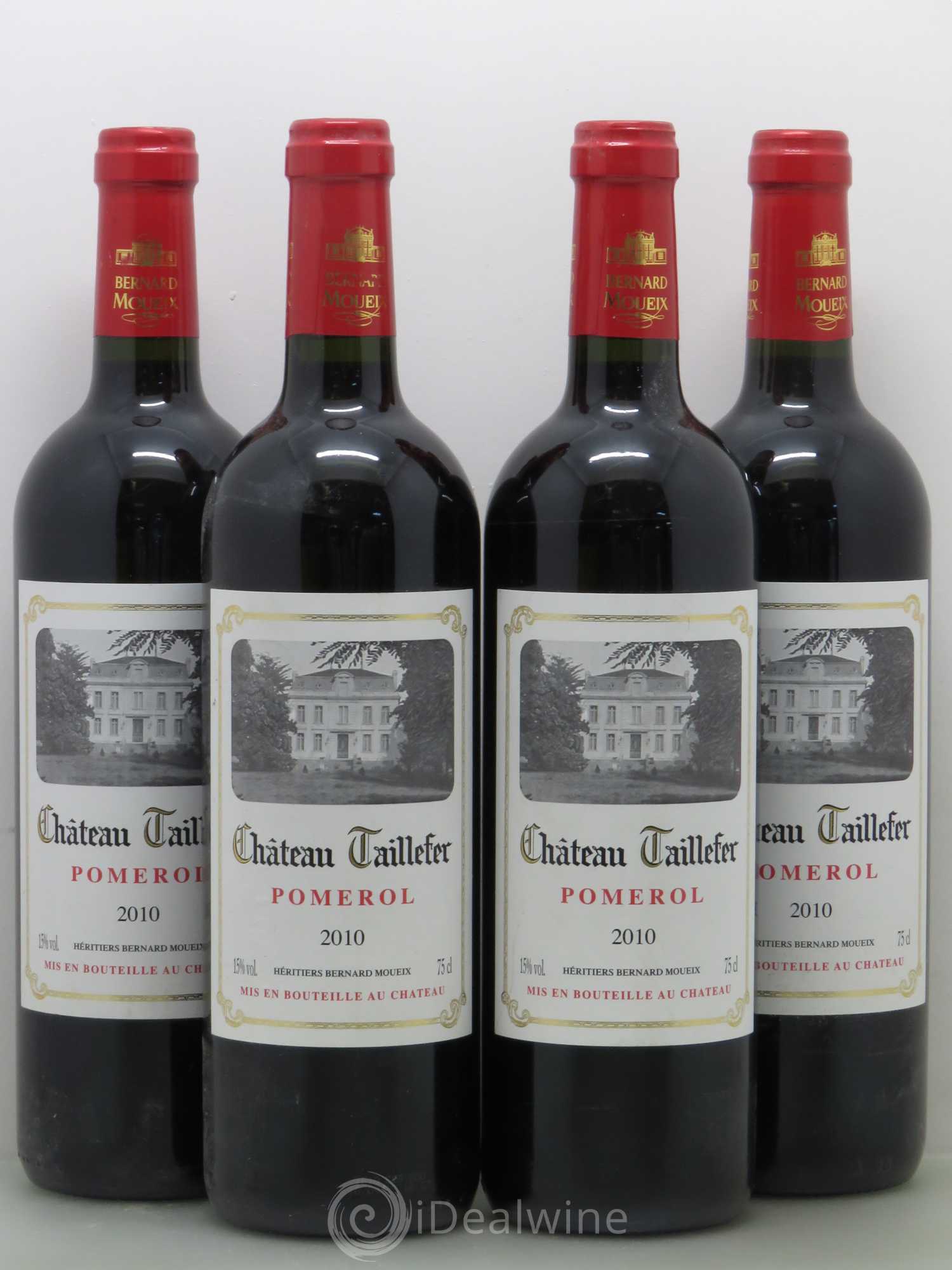 Château Taillefer 2010 - Lot de 4 bouteilles - 0