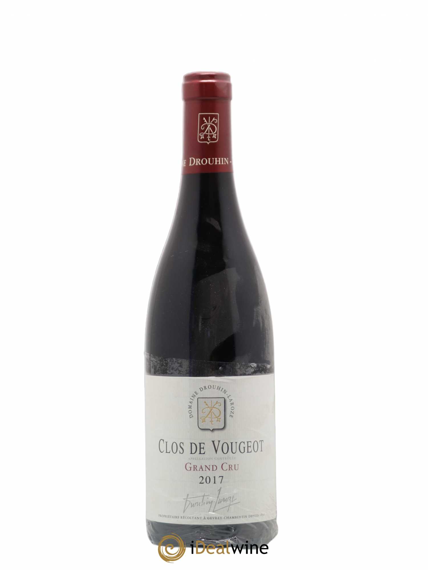 Clos de Vougeot Grand Cru Domaine Drouhin-Laroze 2017 - Lot de 1 bouteille - 0