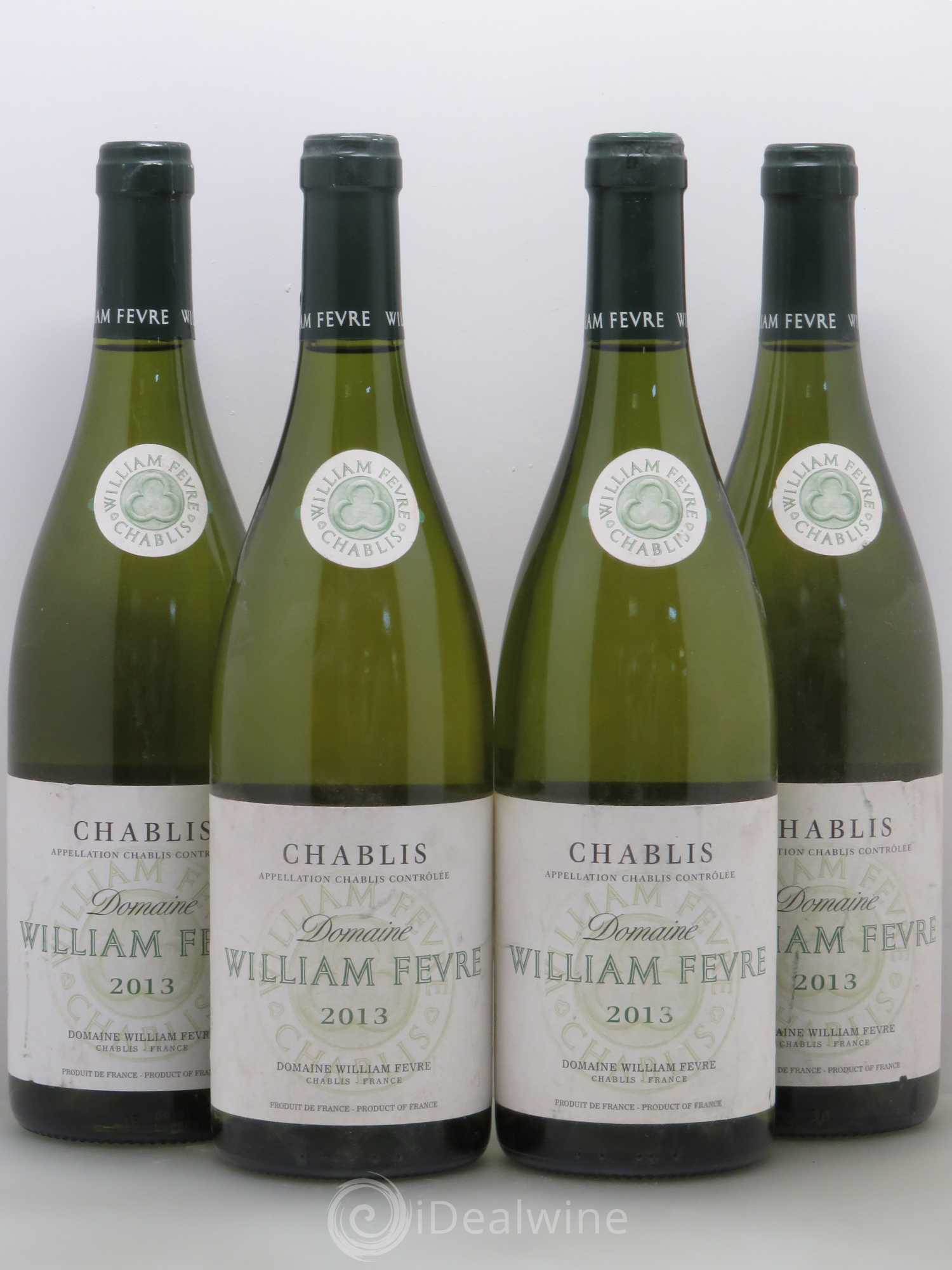 Chablis William Fèvre 2013 - Lot de 4 bouteilles - 0