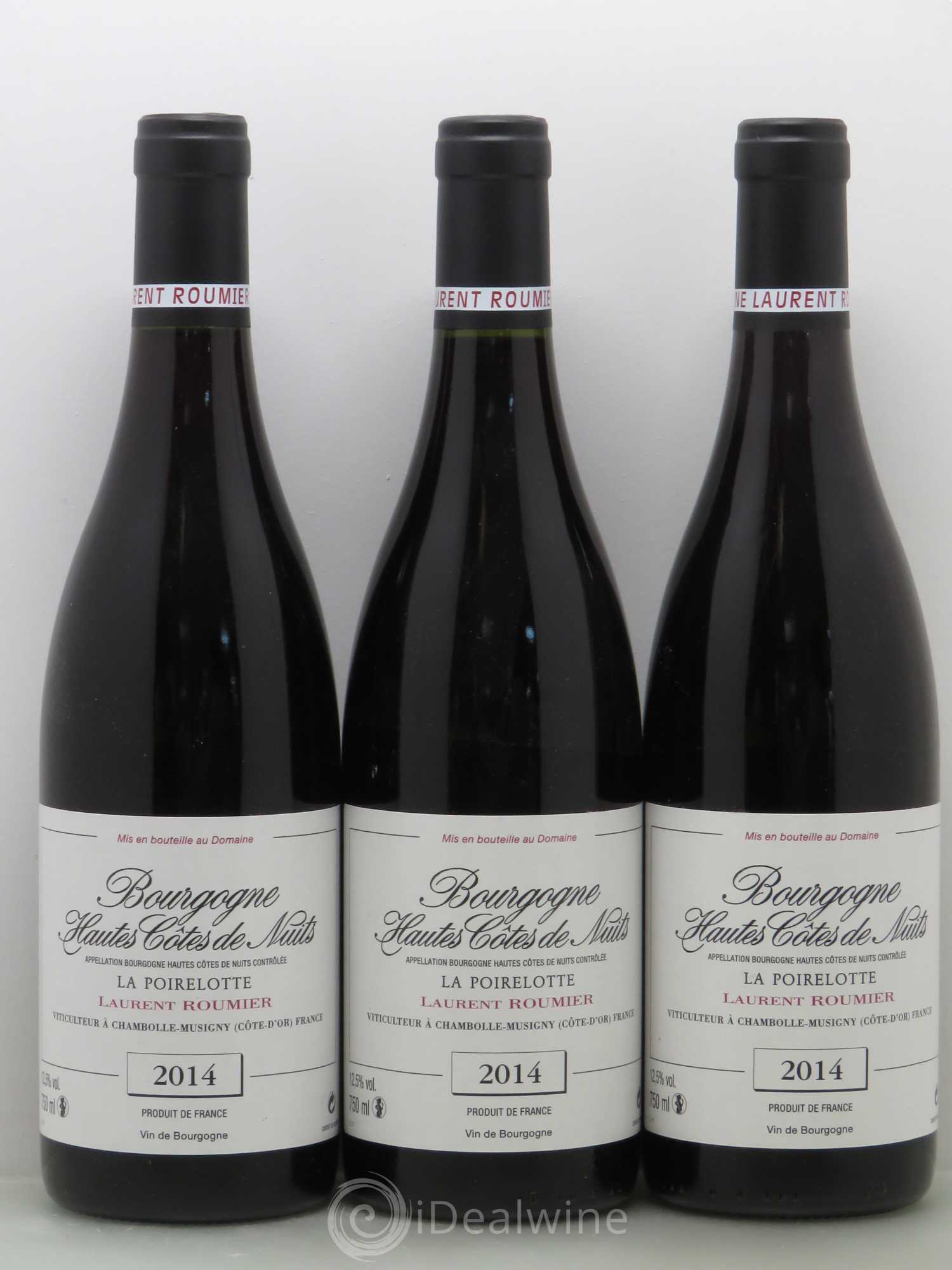 Hautes-Côtes de Nuits La Poirelotte Laurent Roumier 2014 - Lot de 5 bouteilles - 1