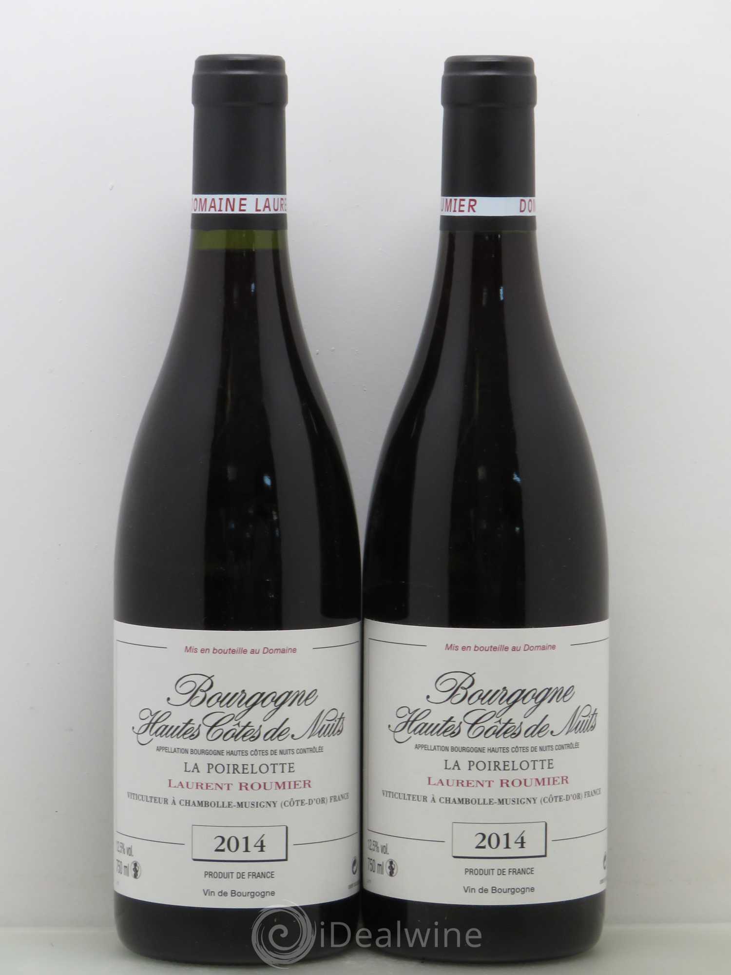 Hautes-Côtes de Nuits La Poirelotte Laurent Roumier 2014 - Lot de 5 bouteilles - 2