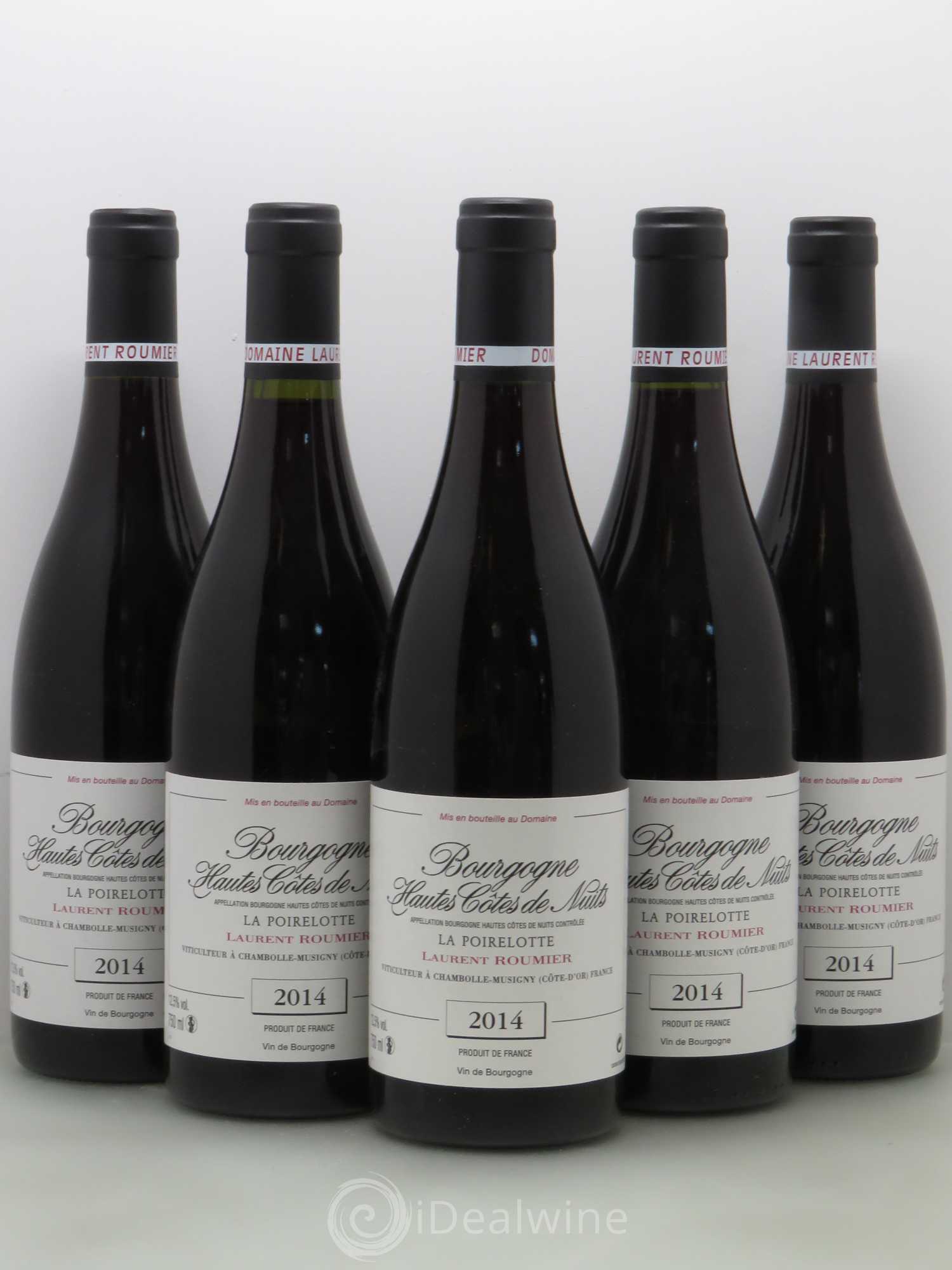 Hautes-Côtes de Nuits La Poirelotte Laurent Roumier 2014 - Lot de 5 bouteilles - 0